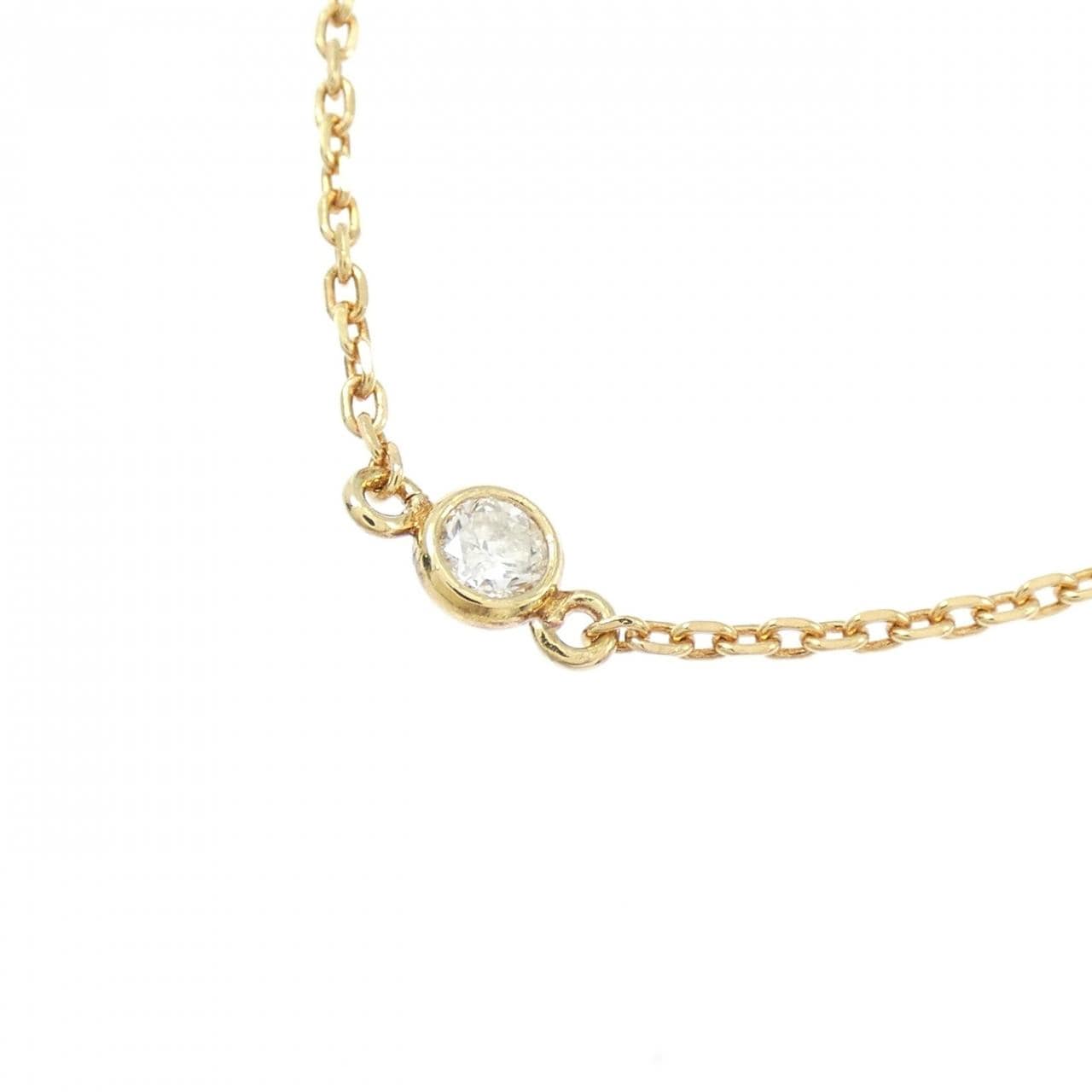 K18YG ダイヤモンド ネックレス 0.24CT