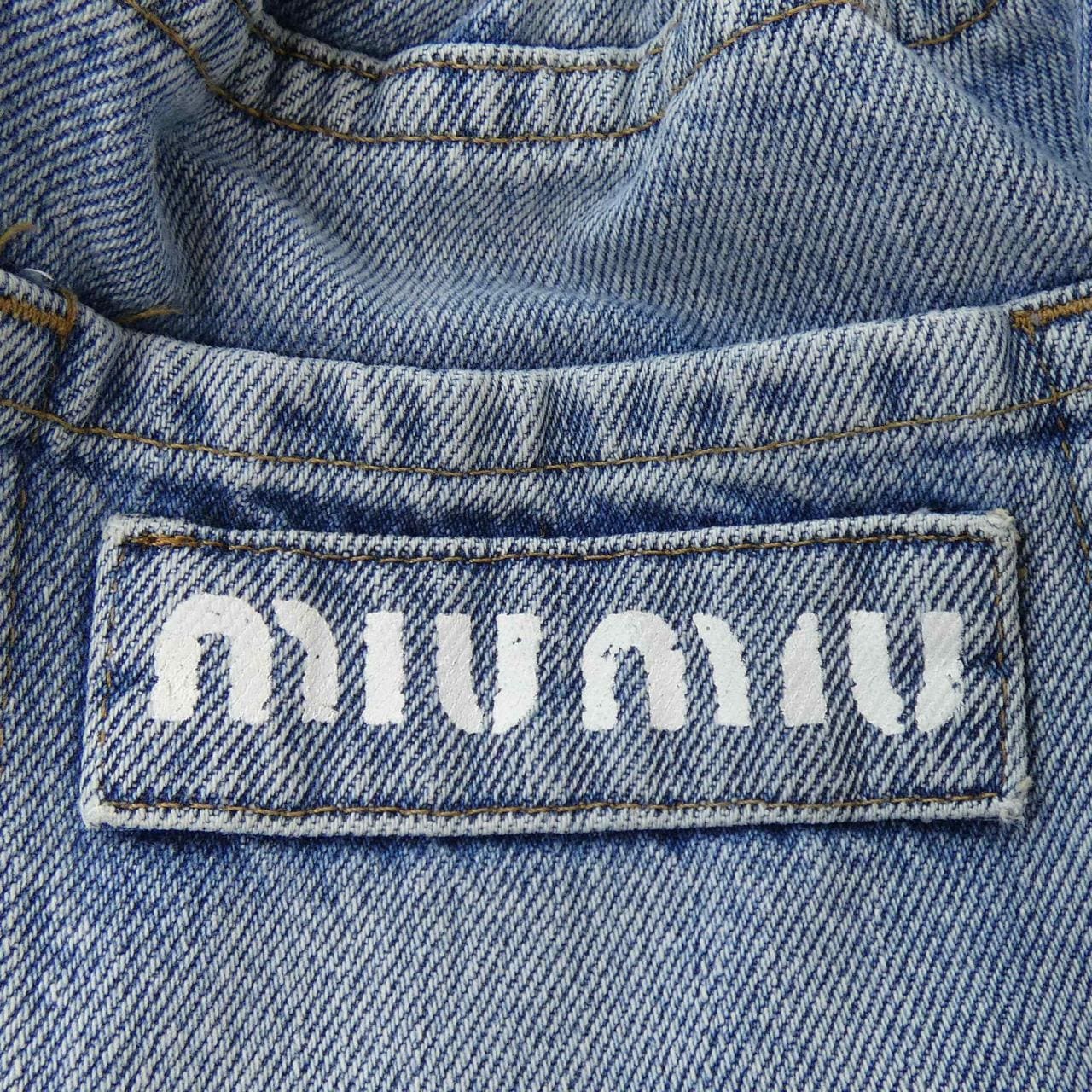 ミュウミュウ MIU MIU アイコニック デニム GWP333 1SXP ジーンズ
