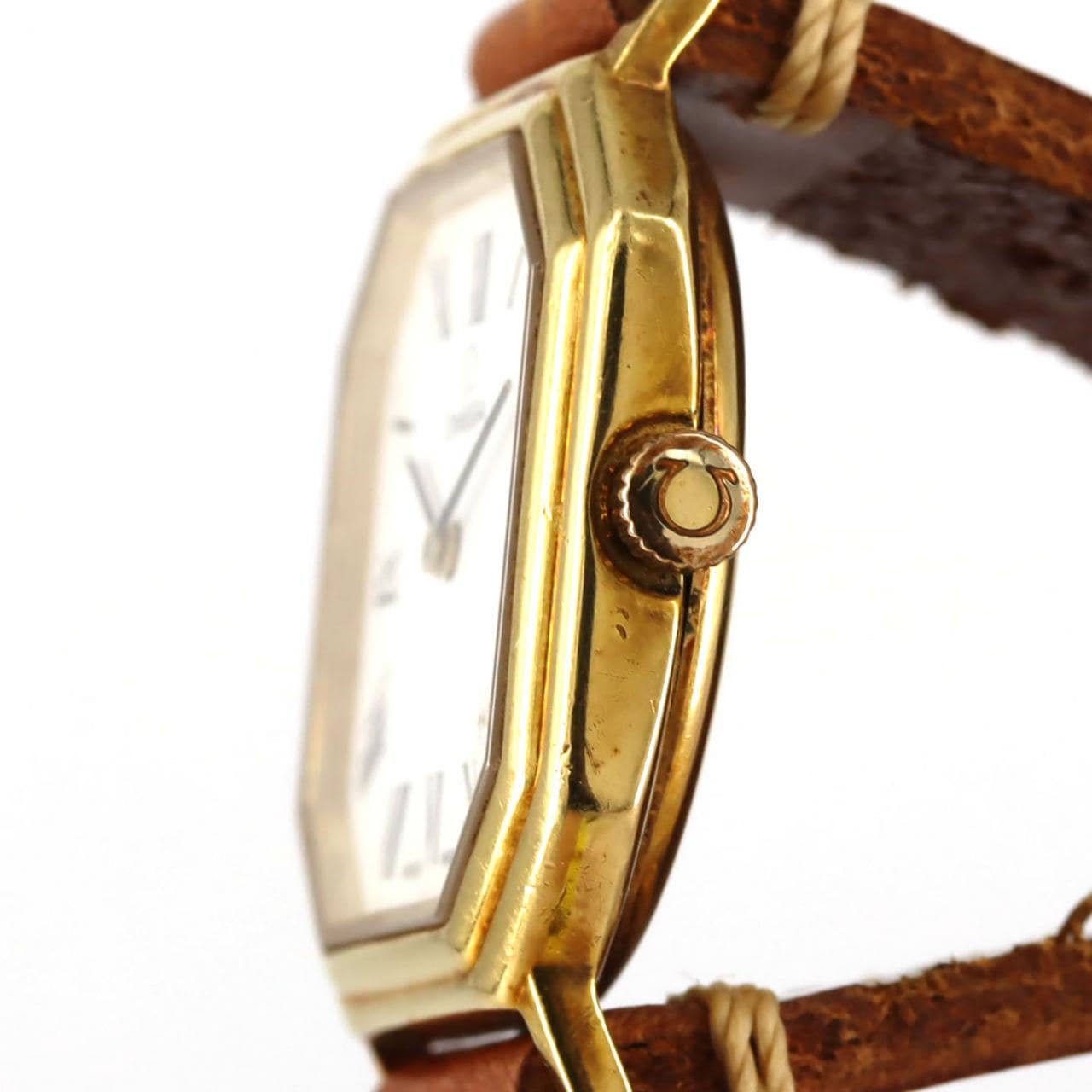 オメガ スクエアケース YG 手巻