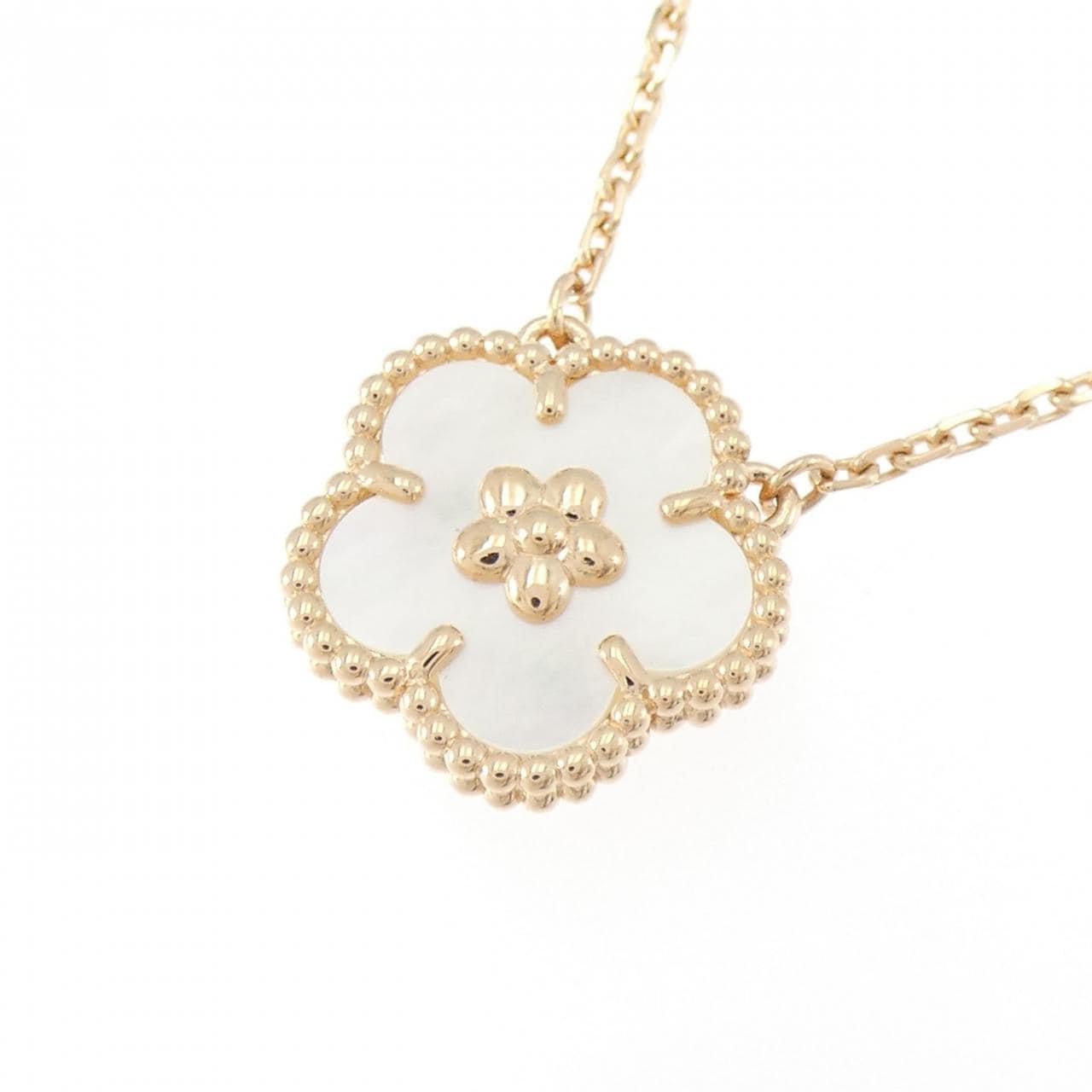 ヴァンクリーフ&アーペル ラッキー スプリング プラムブロッサム ネックレス