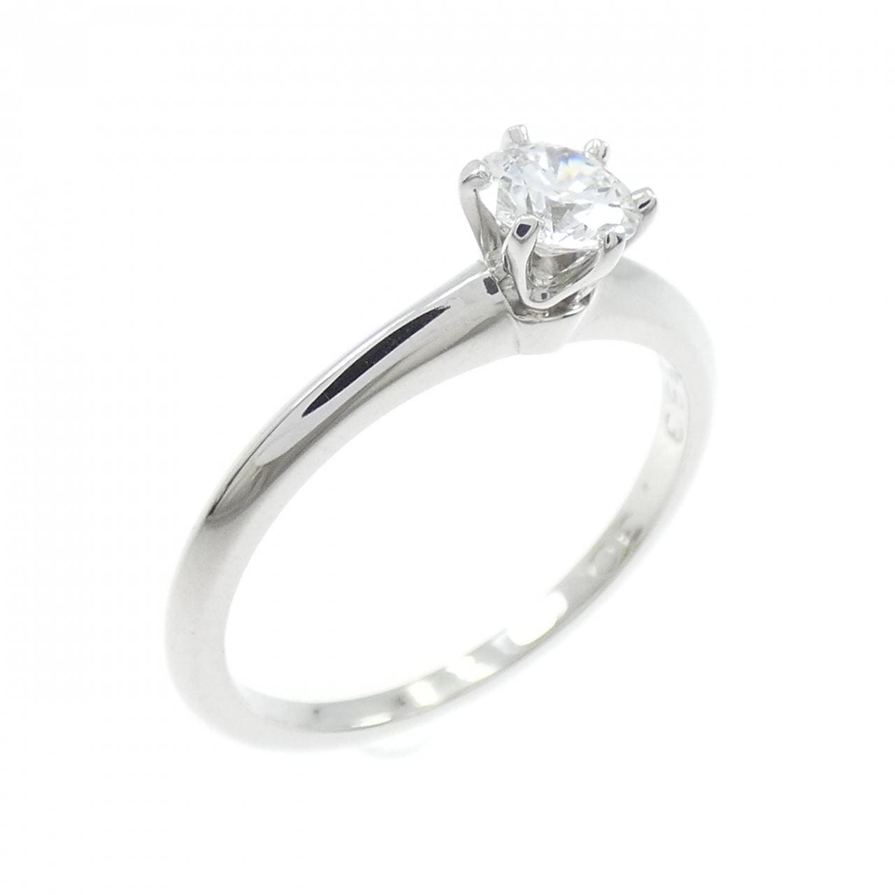 ティファニー クラシックソリティア リング 0.30CT E VVS1