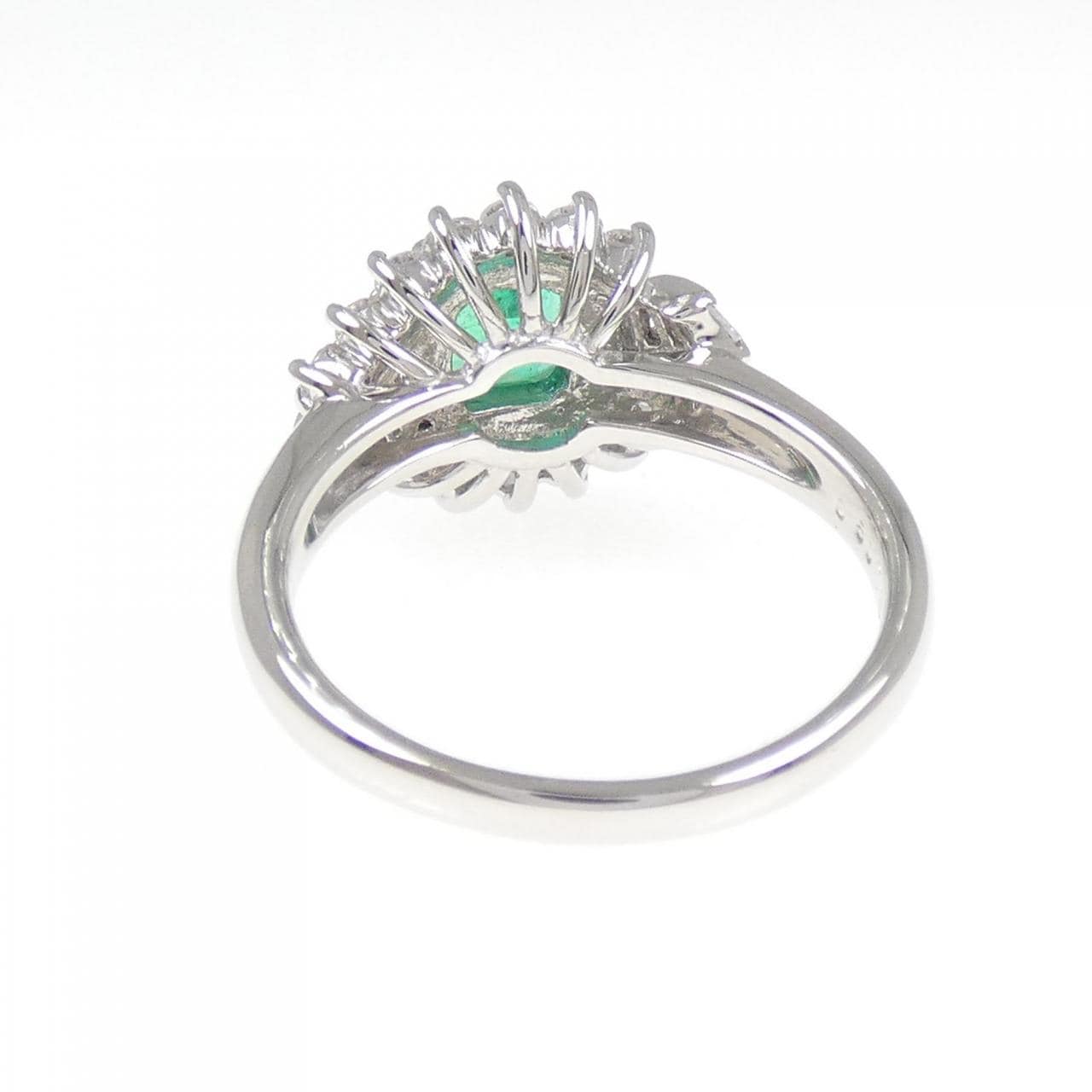 PT900 エメラルド リング 0.50CT