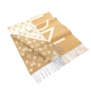 ルイヴィトン LOUIS VUITTON モノグラムスプリット M77119 MUFFLER