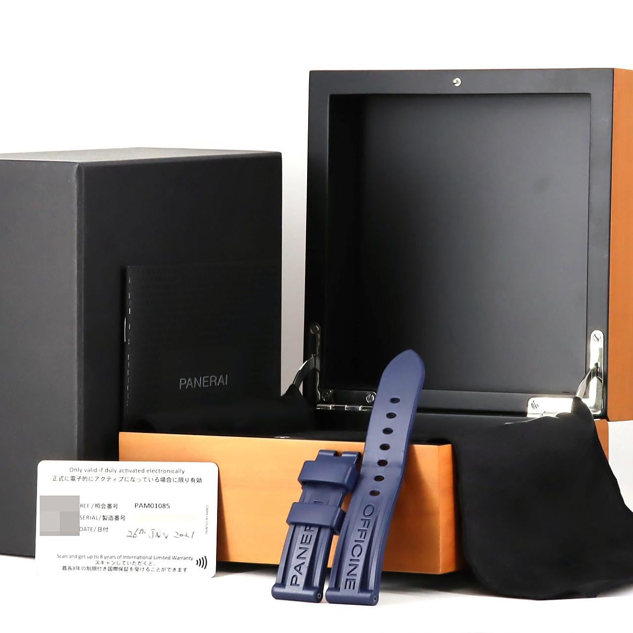 パネライ ルミノールブルーマーレ PAM01085 SS 手巻