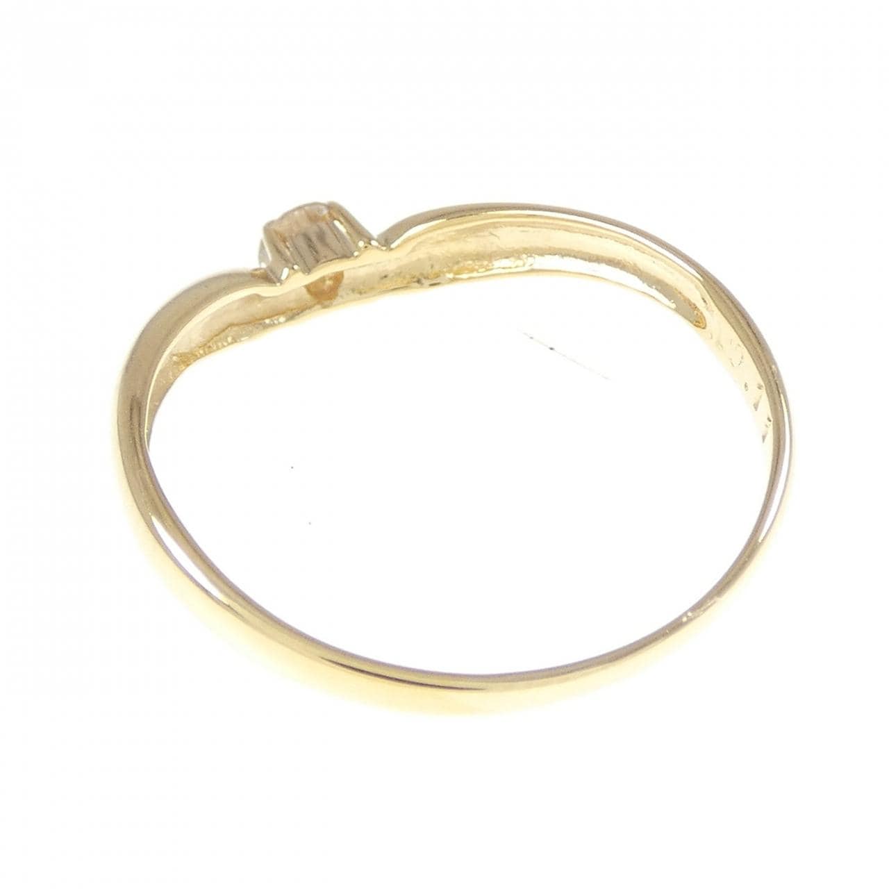 K18YG ダイヤモンド リング 0.11CT