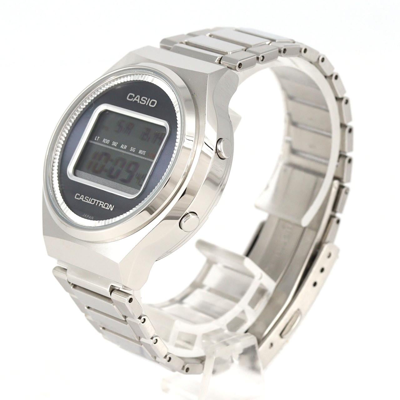 カシオ カシオトロン 電波時計 LIMITED TRN-50-2AJR SS ソーラークォーツ