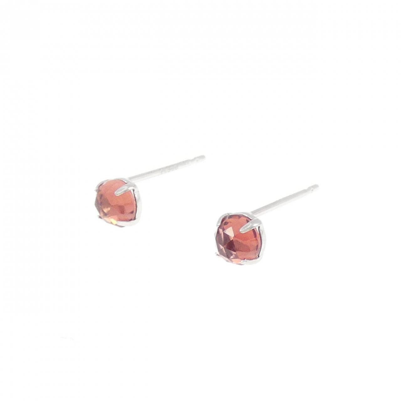 【新品】PT900 ガーネット ピアス 0.60CT