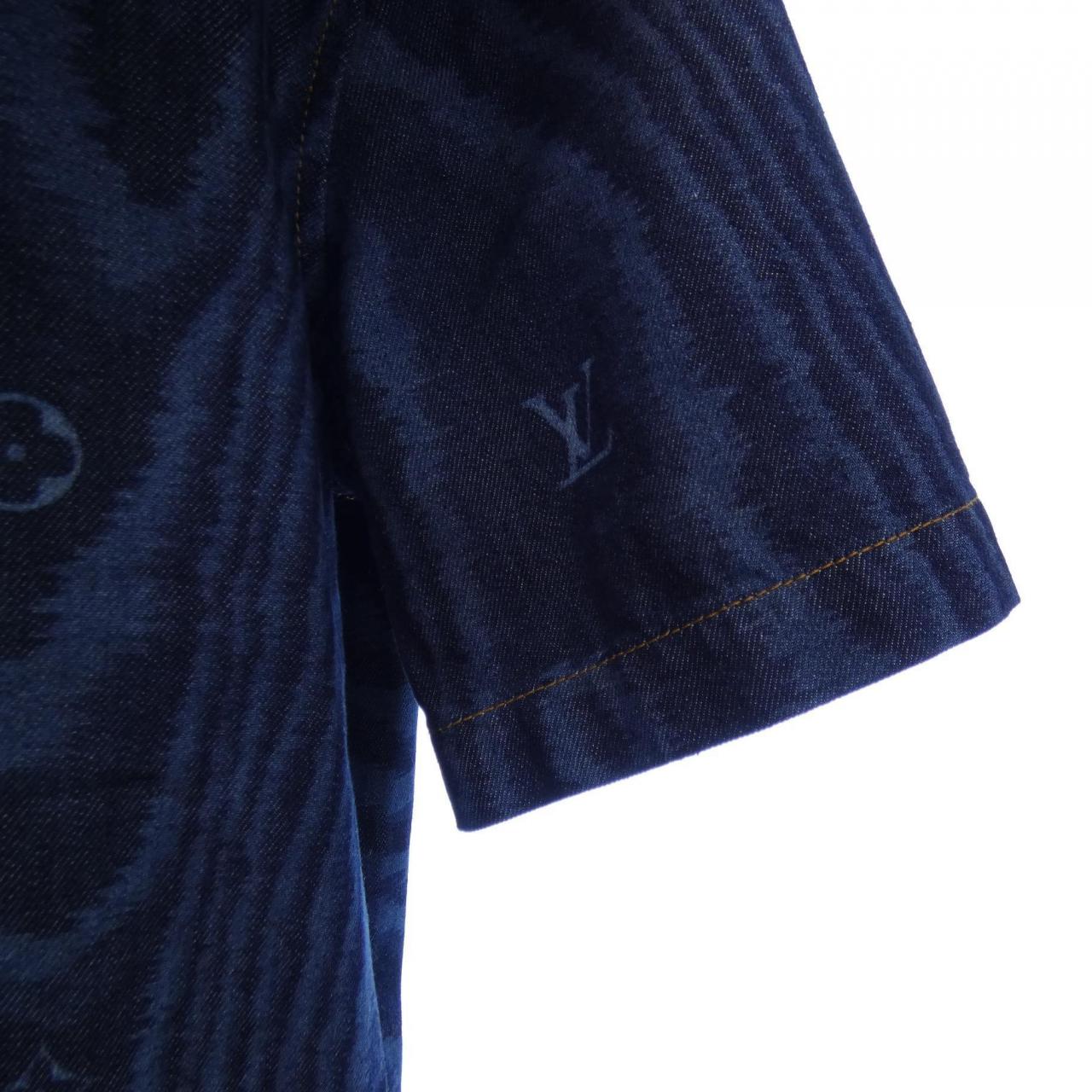 ルイヴィトン LOUIS VUITTON ショートスリーブ デニムシャツ HTS17WVON S/Sシャツ