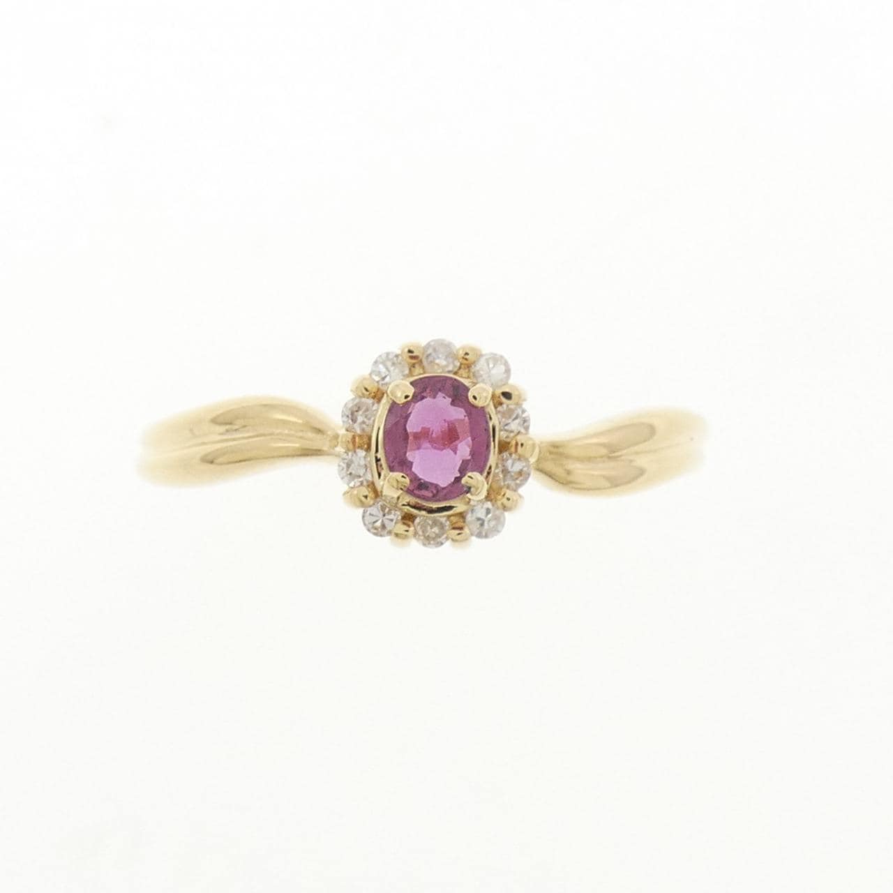 K18YG ルビー リング