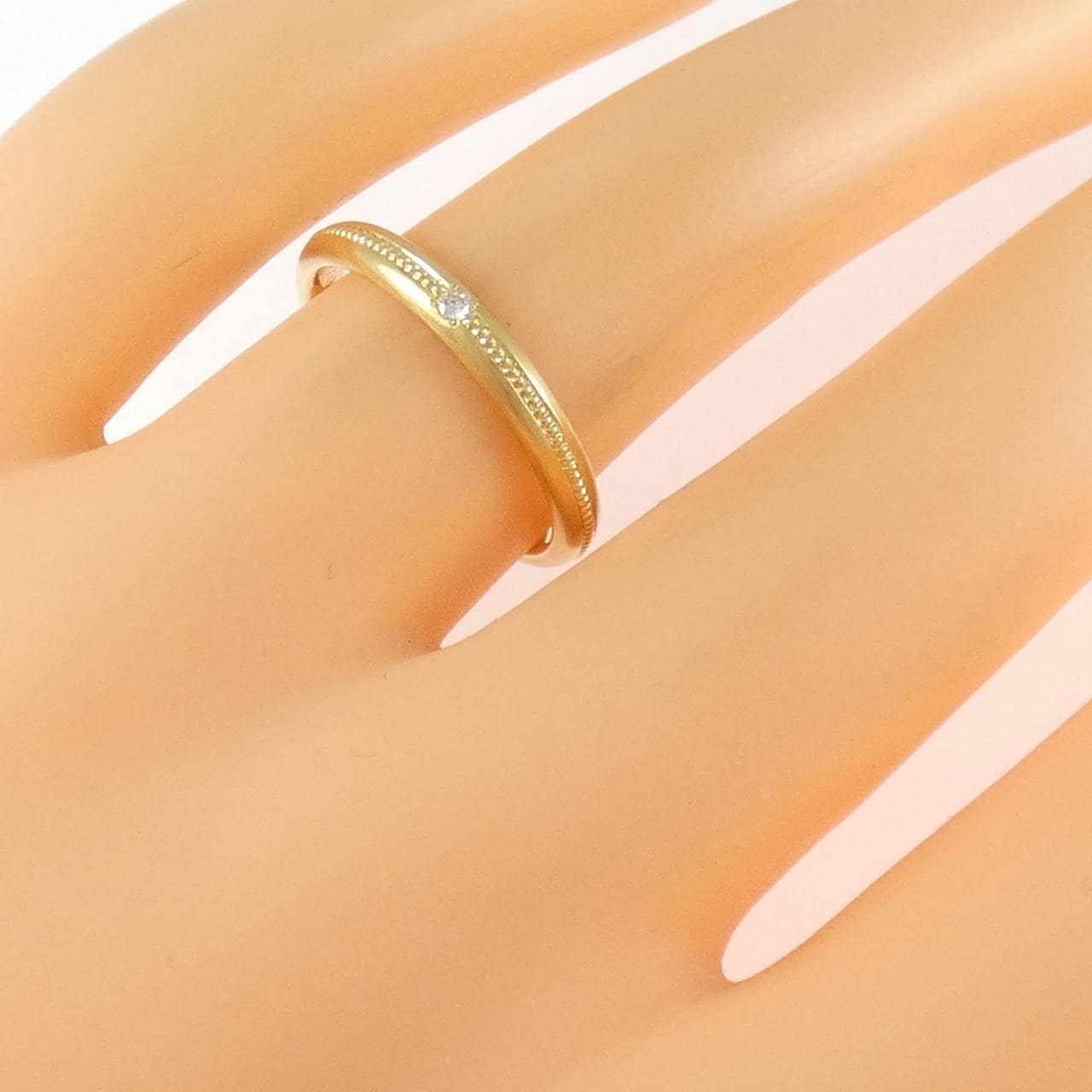 K18YG ダイヤモンド リング 0.01CT