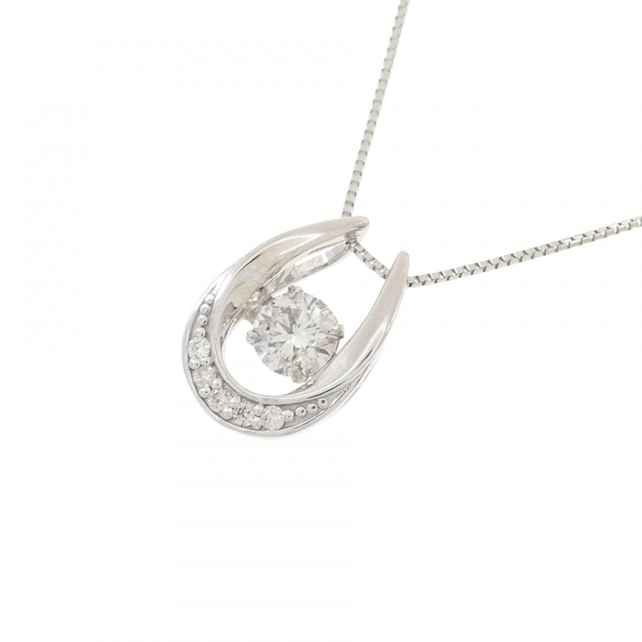 PT900/PT850 ダイヤモンド ネックレス 0.302CT