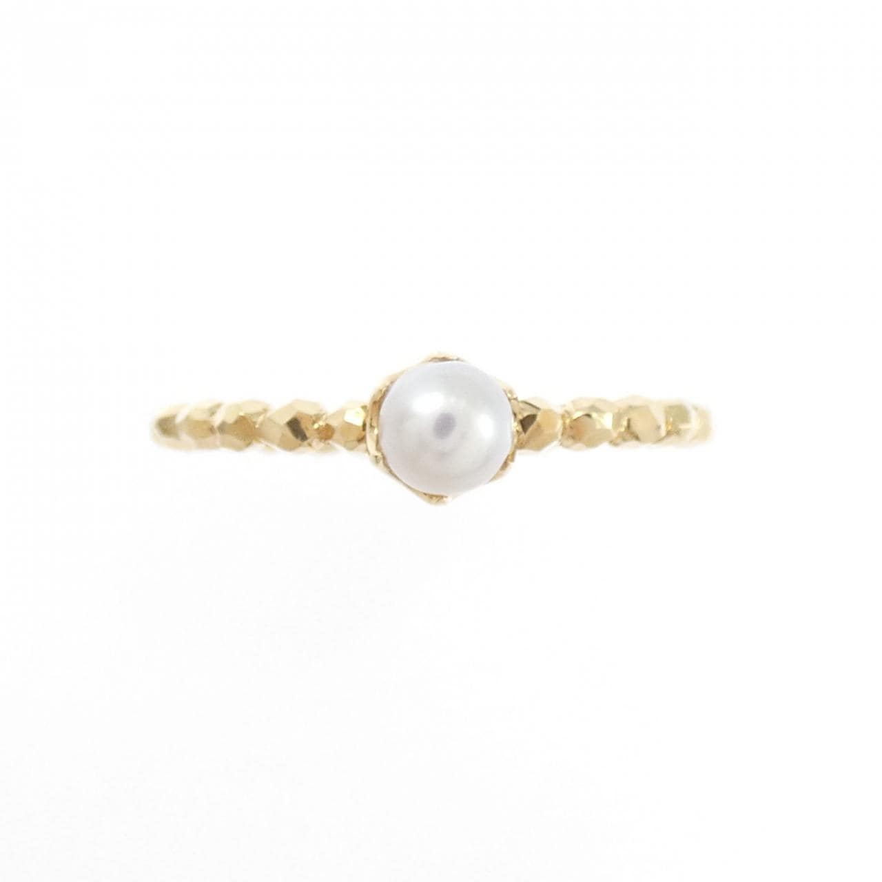 K18YG アコヤパール リング