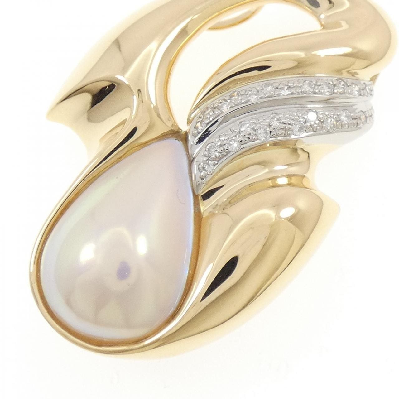 タサキ マベパール ブローチ