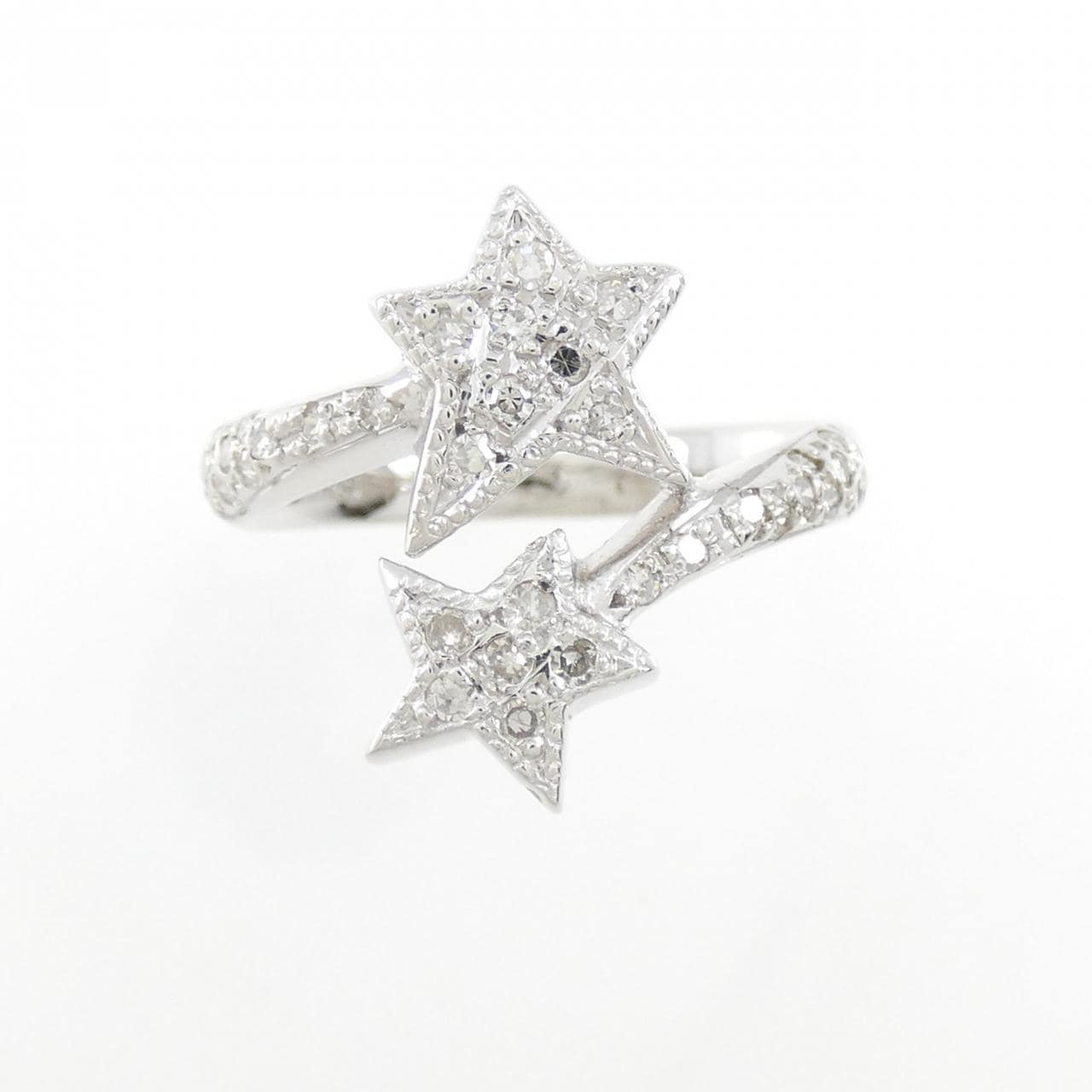 K14WG Star Diamond Ring 0.23CT