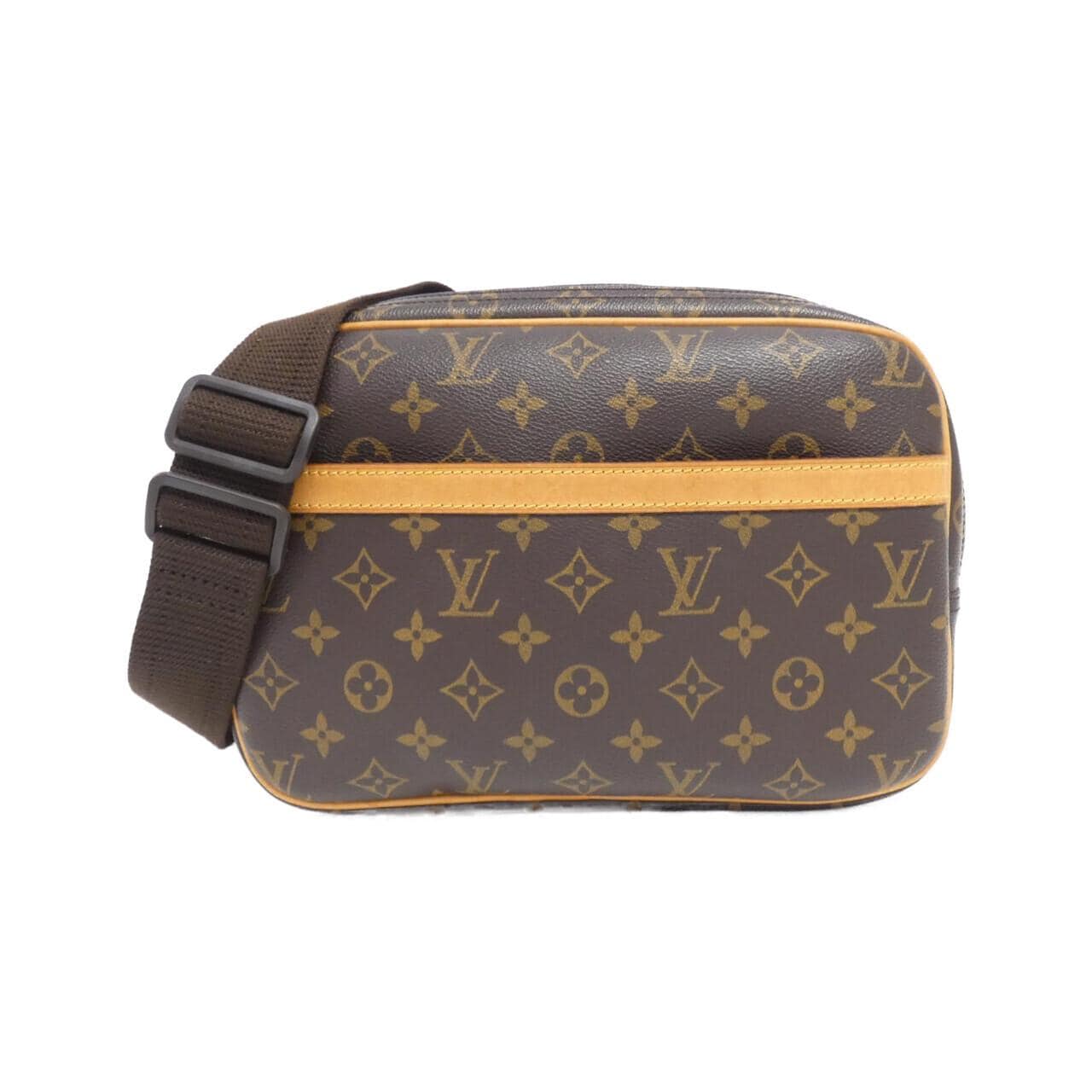 LOUIS VUITTON Monogram Reporter 28 公分 M45254 單肩包