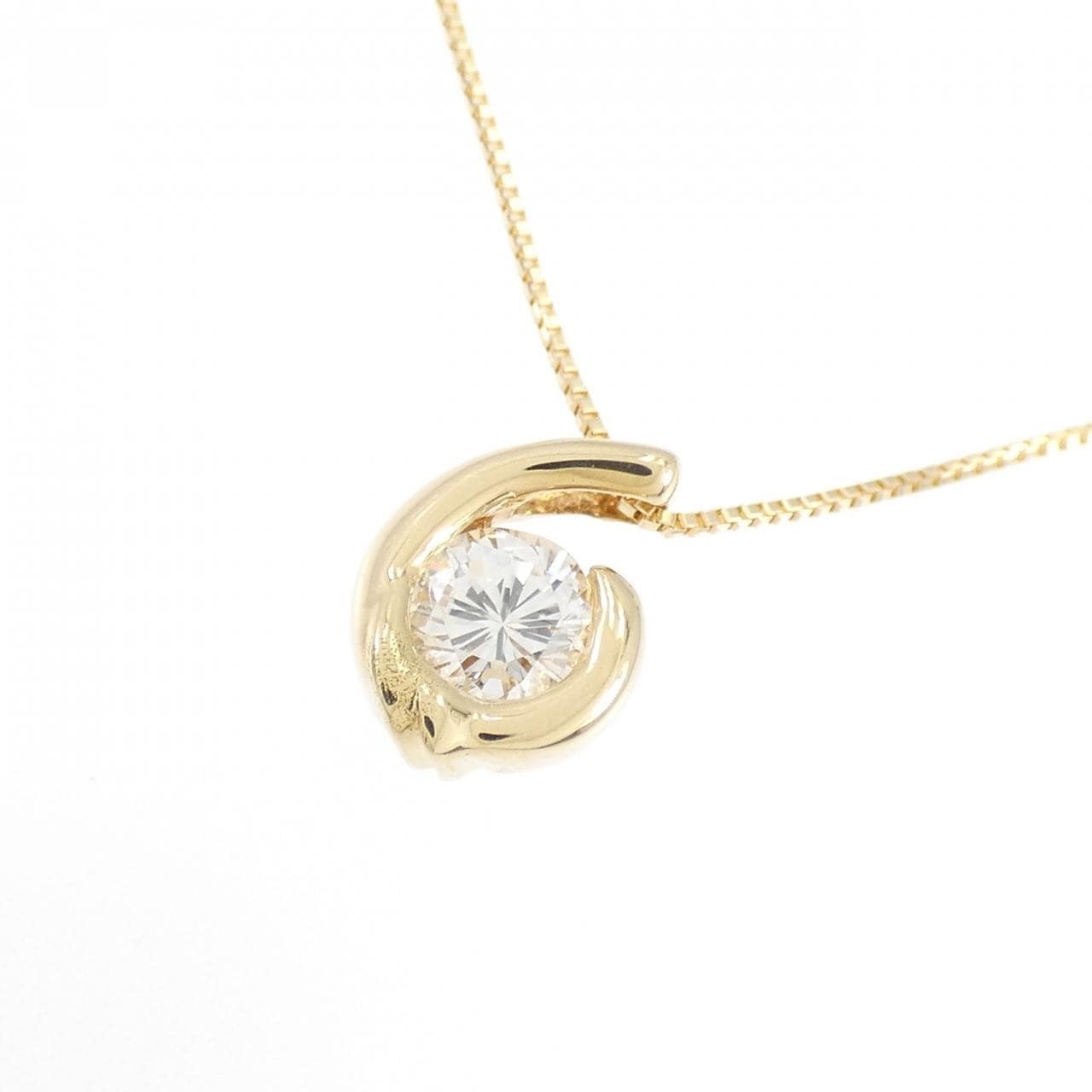 K18YG ダイヤモンド ネックレス 0.358CT