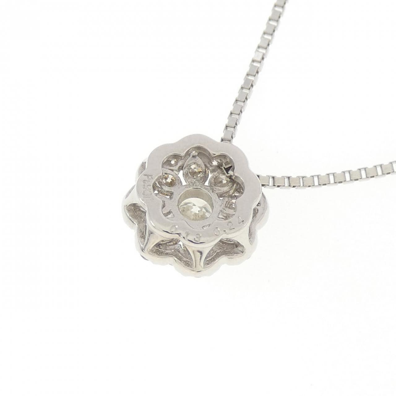 PT900/PT850 ダイヤモンド ネックレス 0.13CT