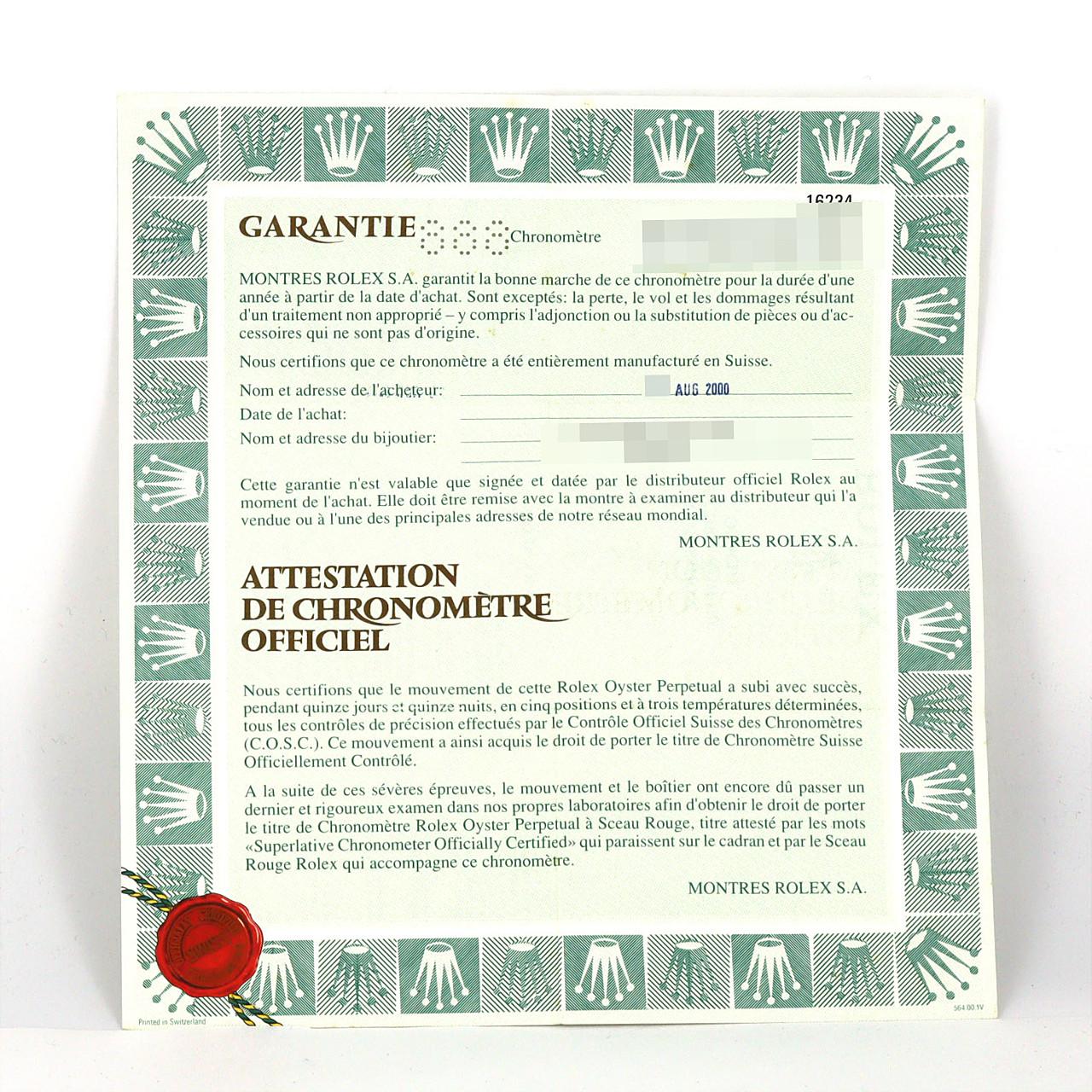 ロレックス デイトジャスト 16234 SSxWG 自動巻 P番