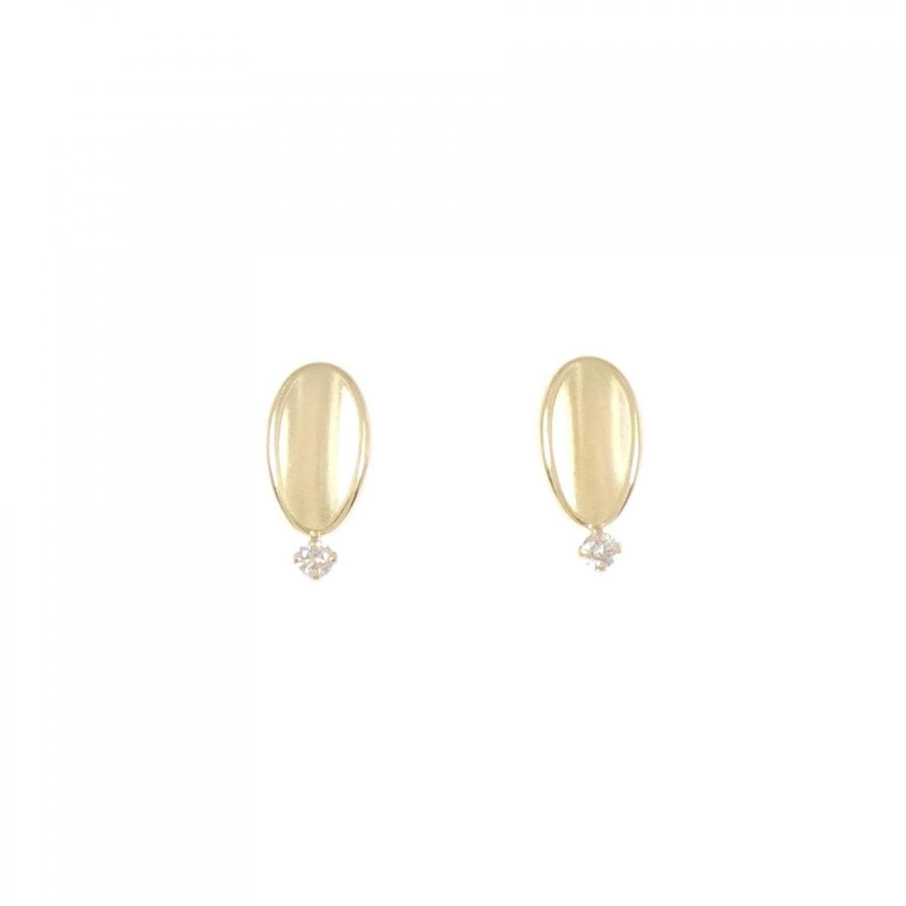 K18YG ダイヤモンド ピアス 0.06CT