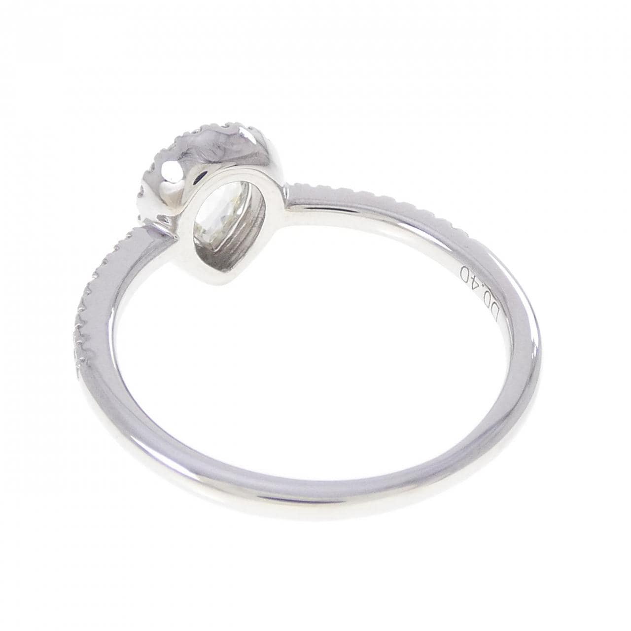 K18WG ダイヤモンド リング 0.40CT