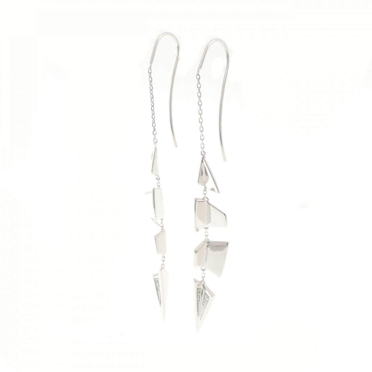 タサキ ダイヤモンド ピアス 0.04CT