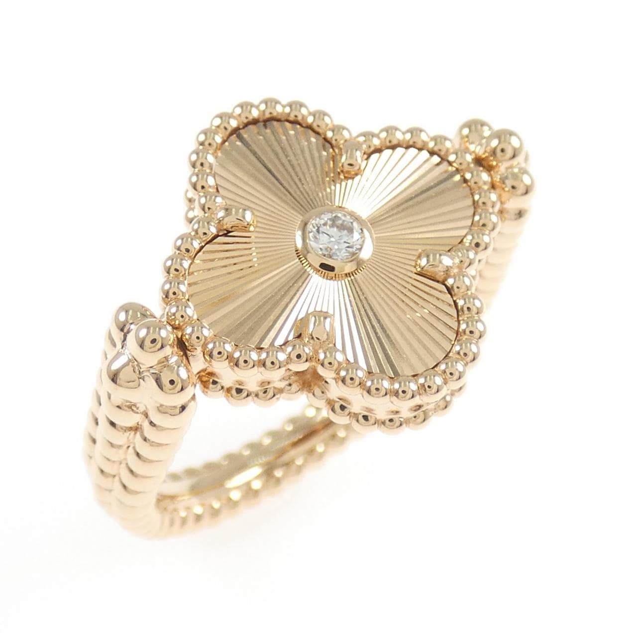 ヴァンクリーフ&アーペル ヴィンテージアルハンブラ リバーシブル リング