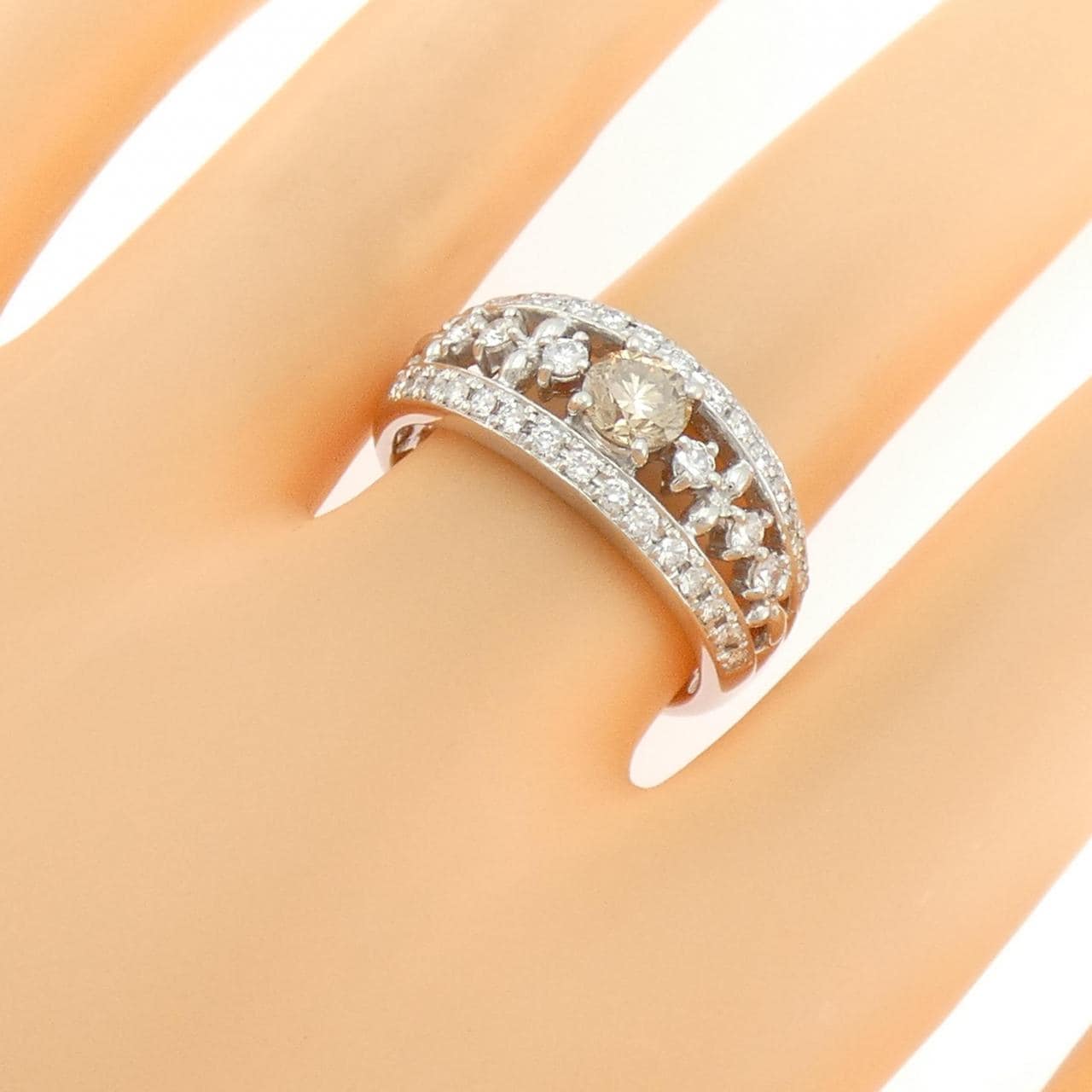 PT900 ダイヤモンド リング 0.523CT