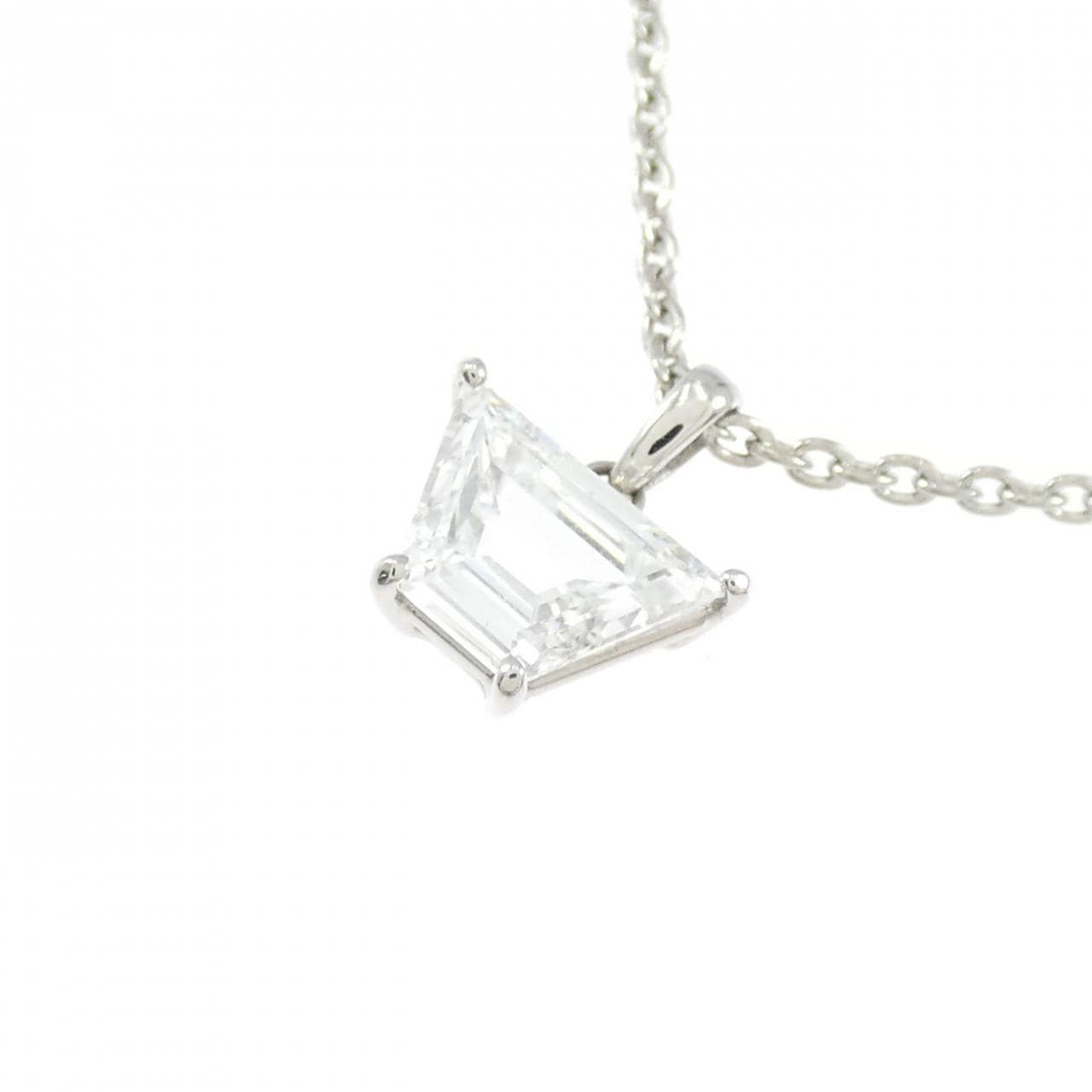 PT850 ダイヤモンド ネックレス 0.610CT E VS2 ファンシーカット