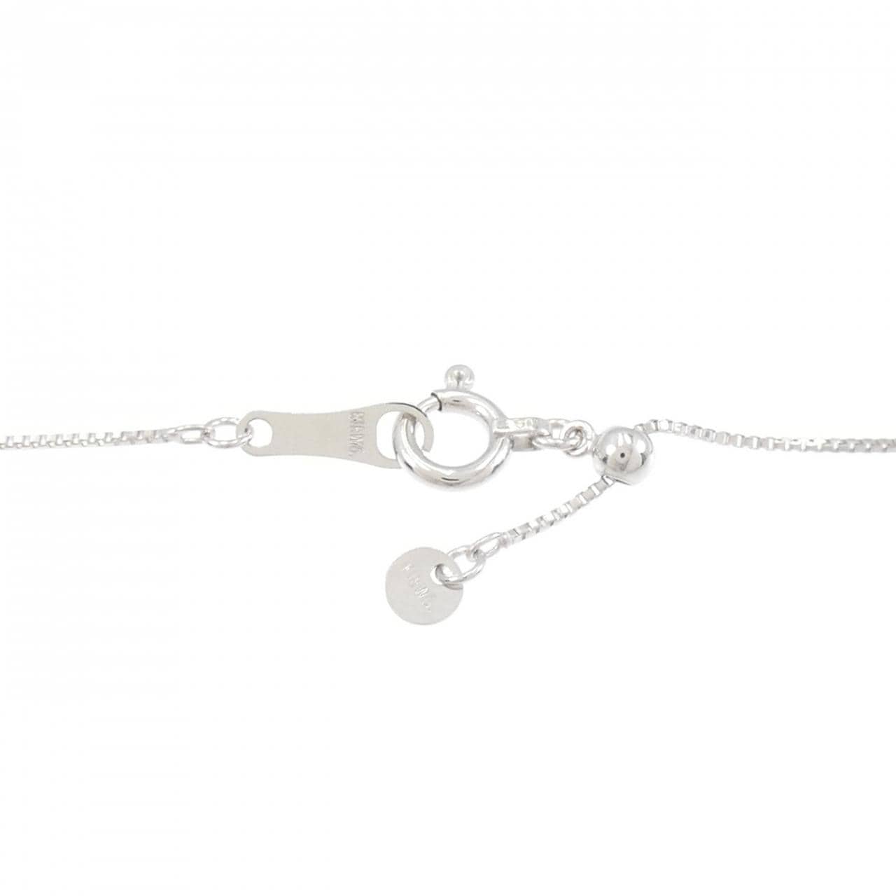 K18WG ダイヤモンド ネックレス 0.50CT