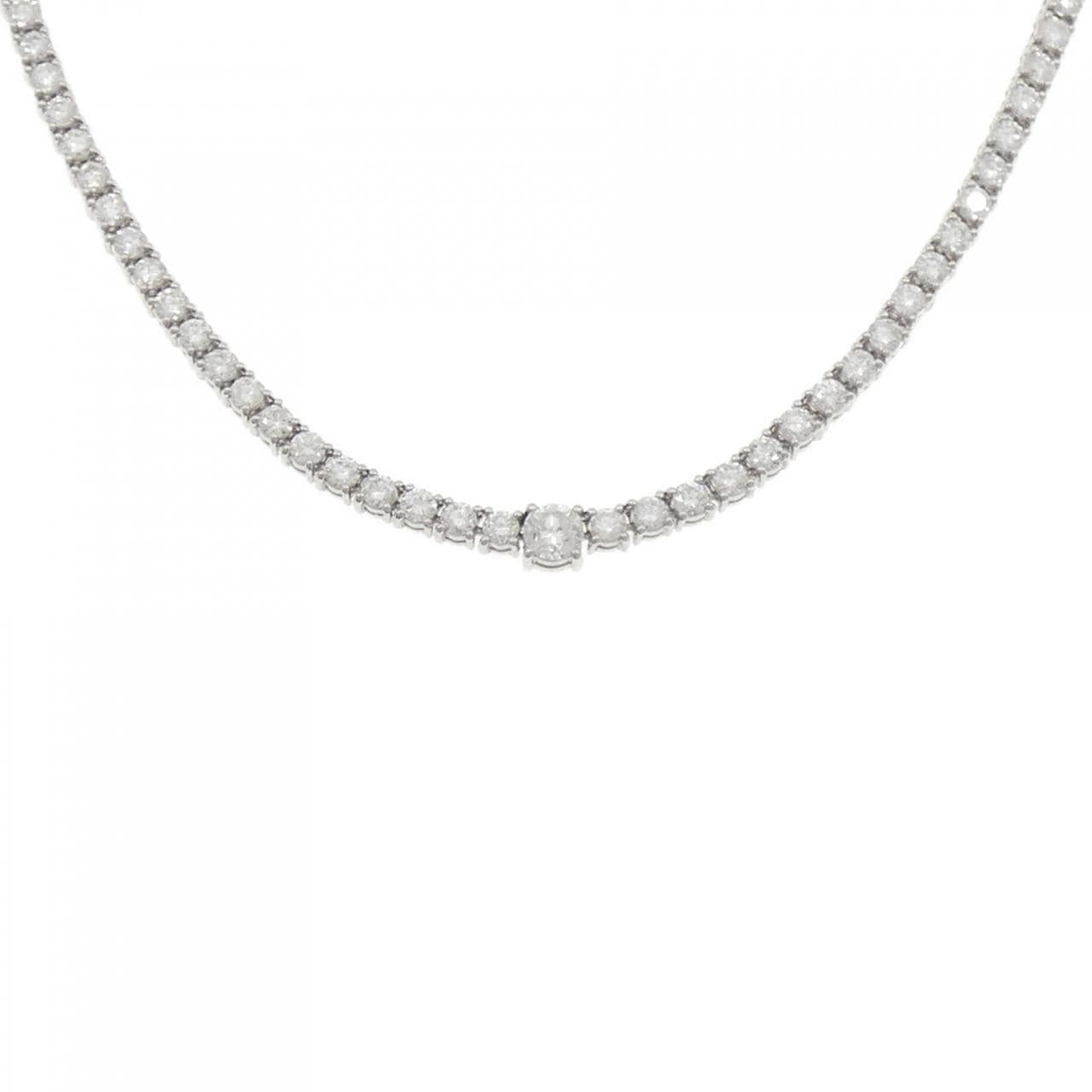PT850 ダイヤモンド ネックレス 10.00CT