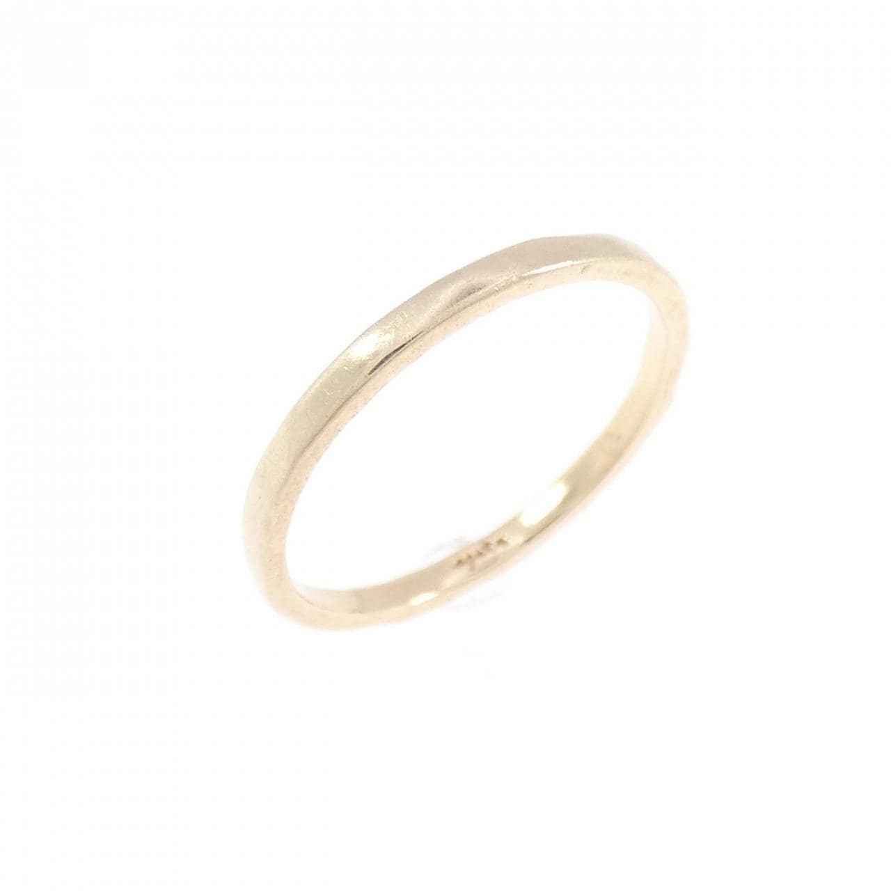 アガット K10YG ピンキーリング