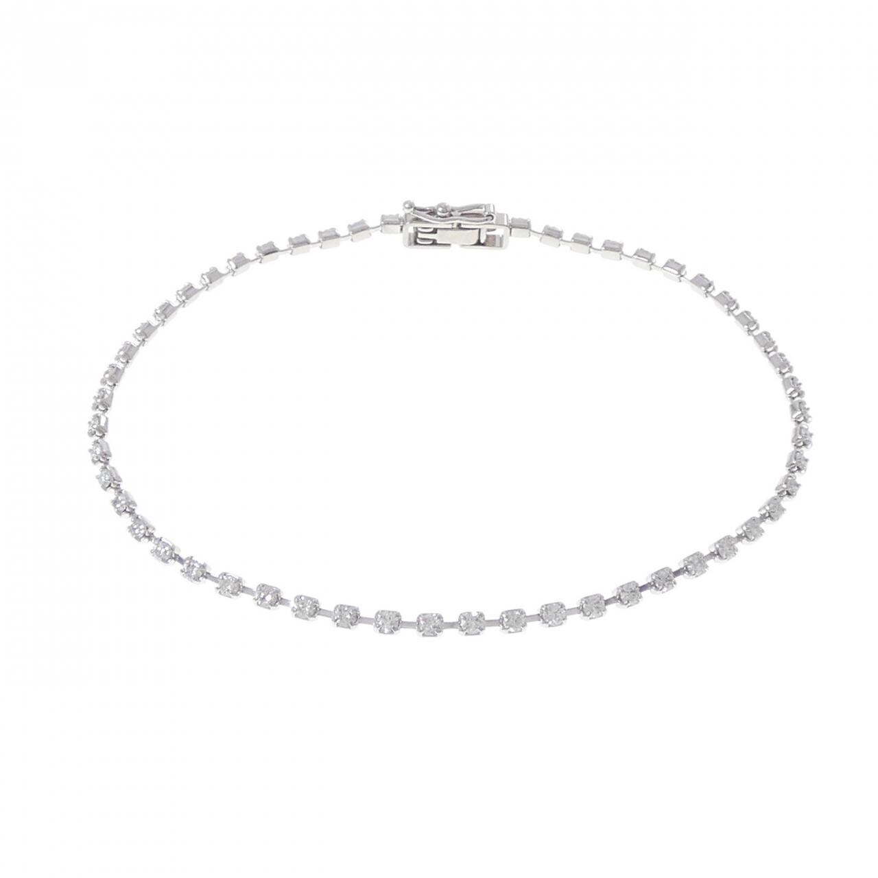 PT850 ダイヤモンド ブレスレット 1.00CT