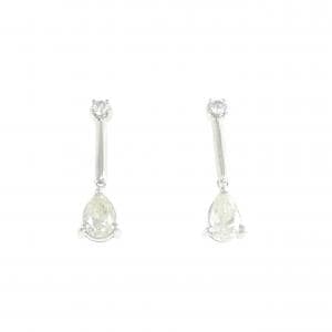 PT900 ダイヤモンド ピアス 1.02CT