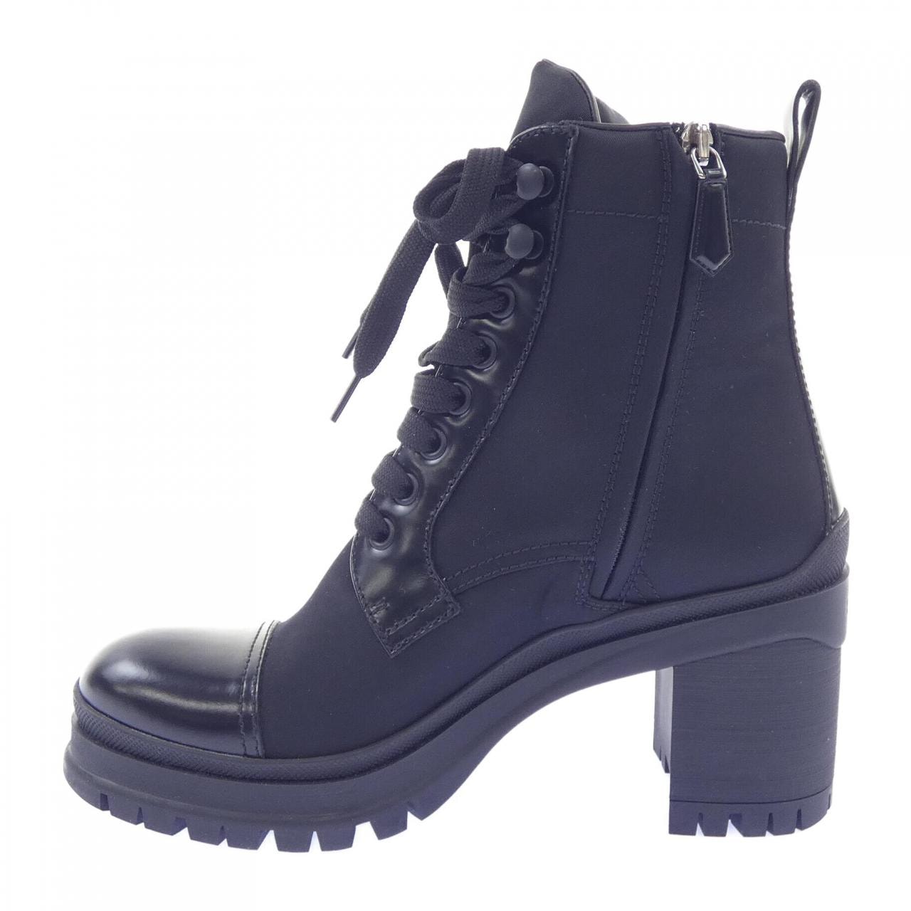 プラダ PRADA ブラッシュドレザー 1T239N トライアングルロゴ ブーツ