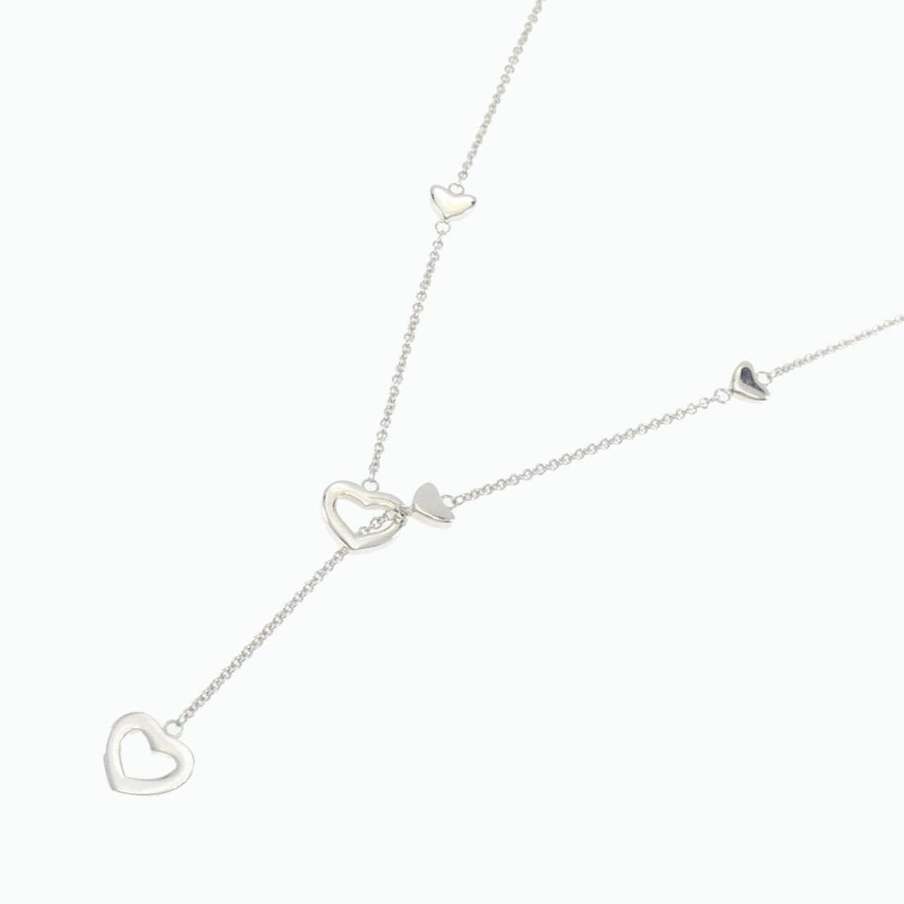 TIFFANY Heart Link Lariat Necklace