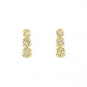 K18YG ダイヤモンド ピアス 0.2CT