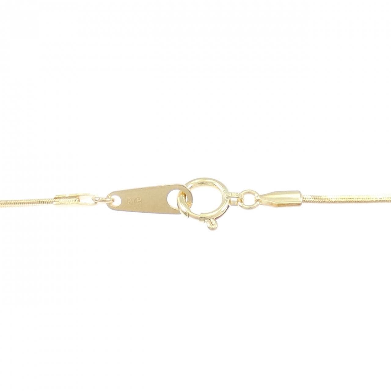 K18YG ガーネット ネックレス 2.00CT