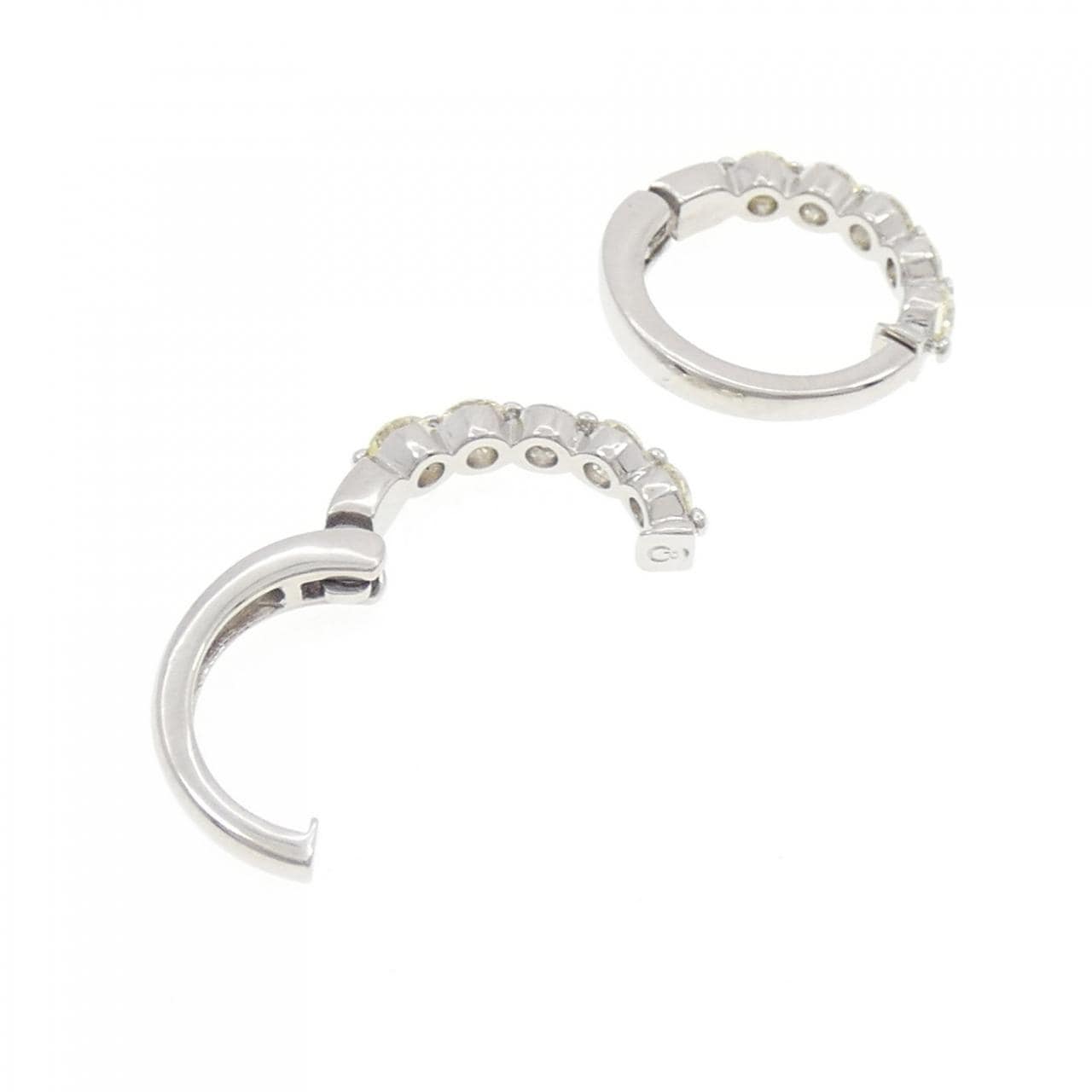 PT900 ダイヤモンド イヤリング 1.00CT