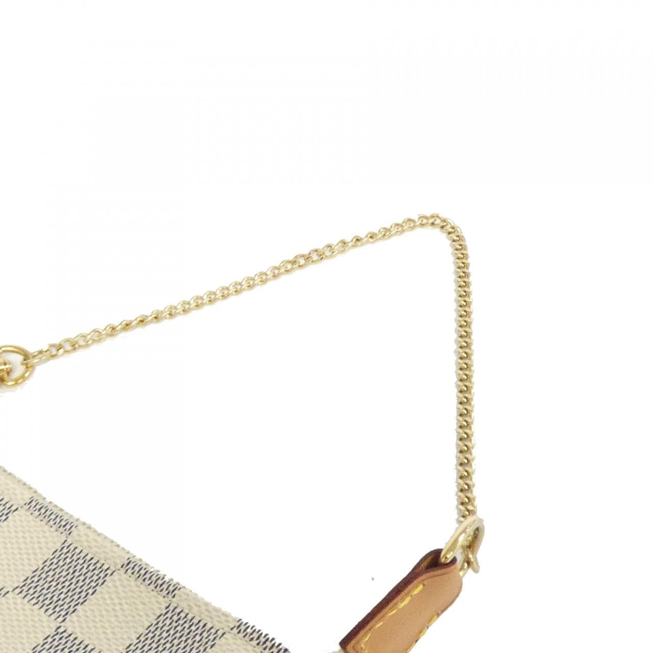 ルイヴィトン ダミエ アズール ミニ ポシェット アクセソワール N58010 アクセサリーポーチ