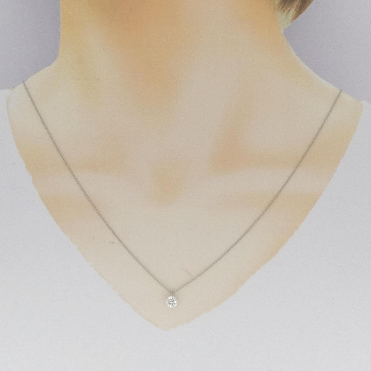 【リメイク】PT ダイヤモンド ネックレス 0.578CT G I1 EXT