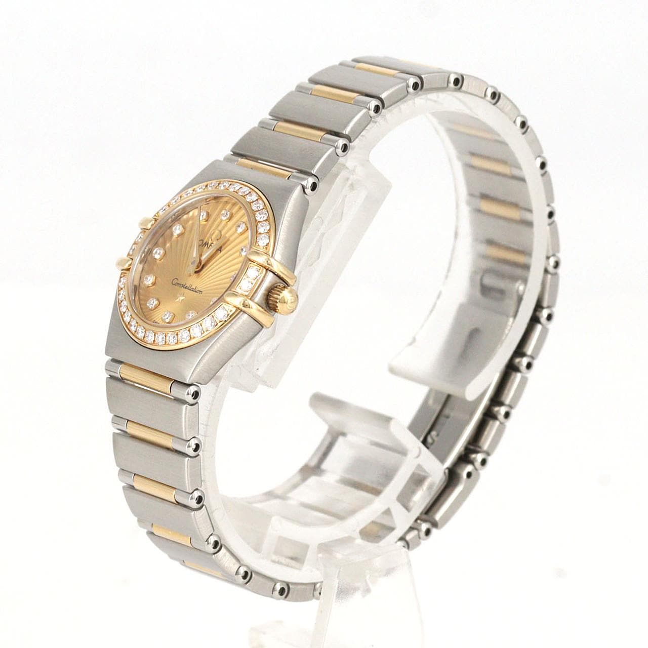 【ノーメンテナンス還元価格】オメガ コンステレーションミニ･160YEARS コンビ/D･12P 111.25.23.60.58.001 SSxYG クォーツ