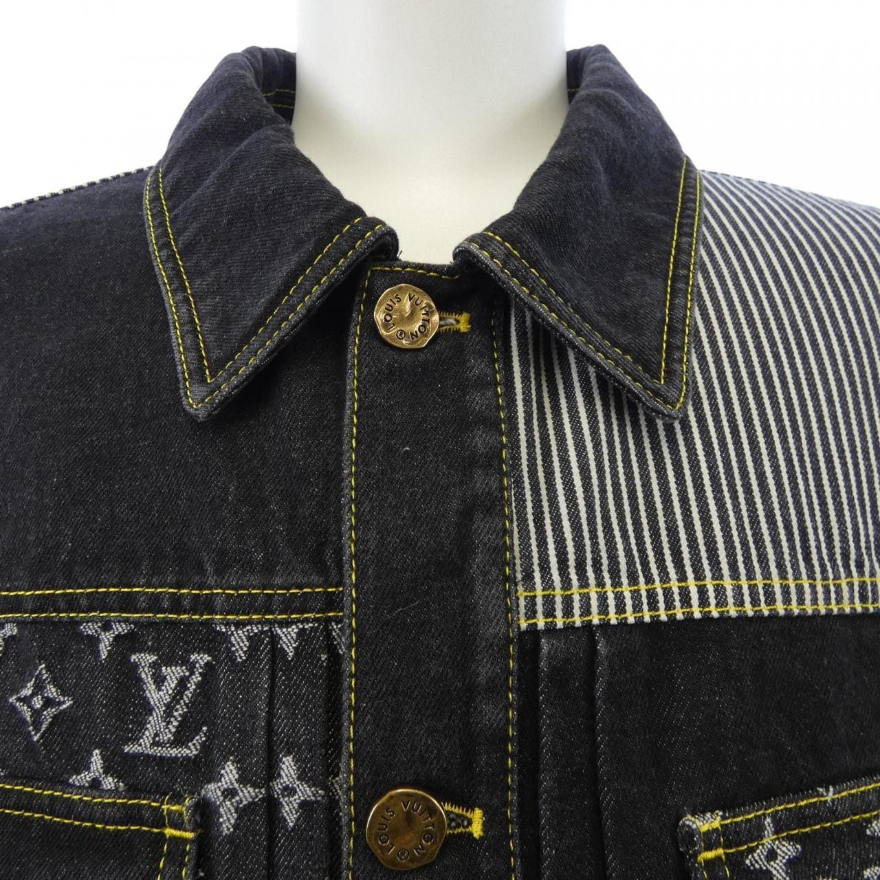 ルイヴィトン LOUIS VUITTON モノグラムクレイジーデニムワークウエアジャケット HMA20EUZD デニムジャケット
