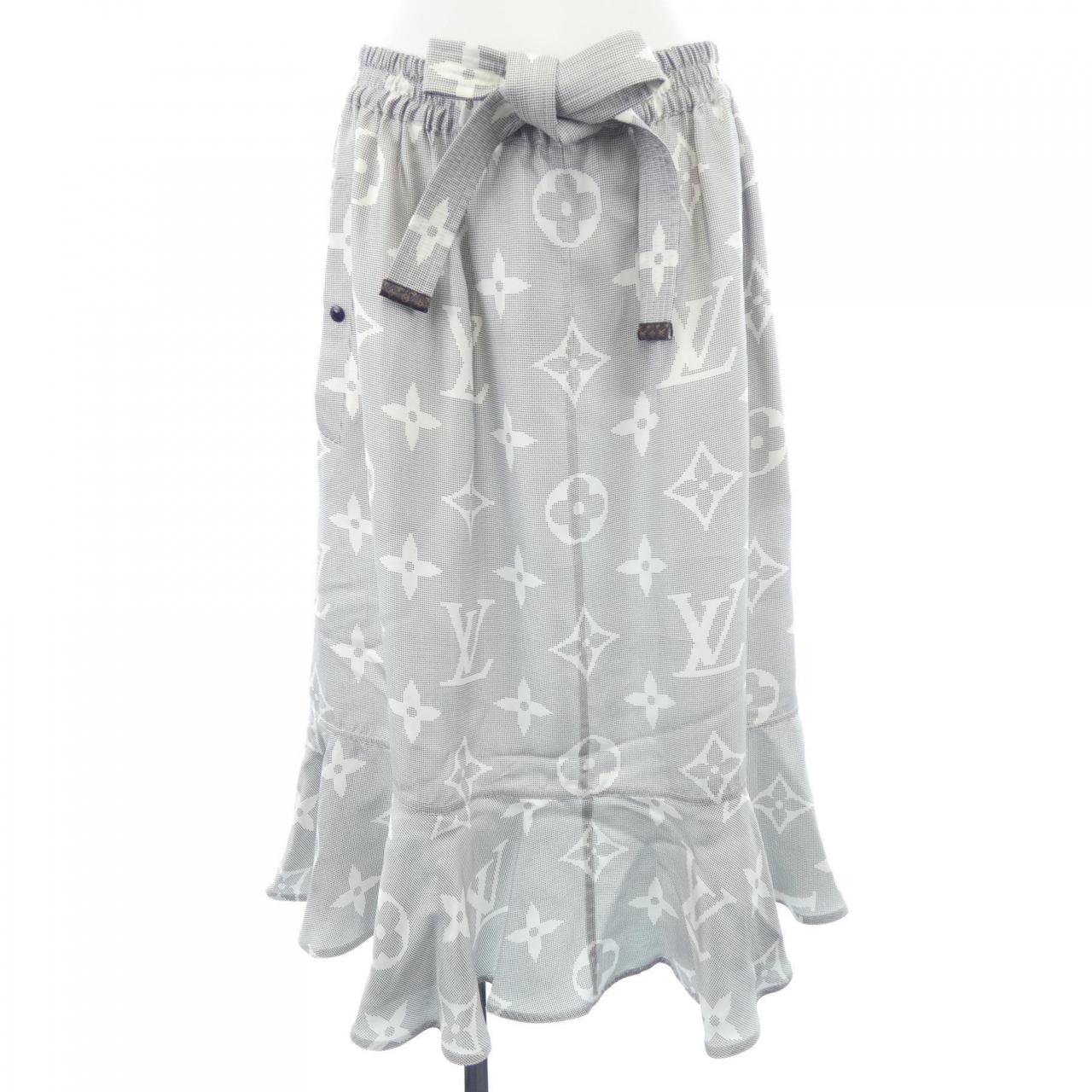 LOUIS VUITTON Vuitton 倒置 Mahina Monogram半身裙 FOSK05RV6