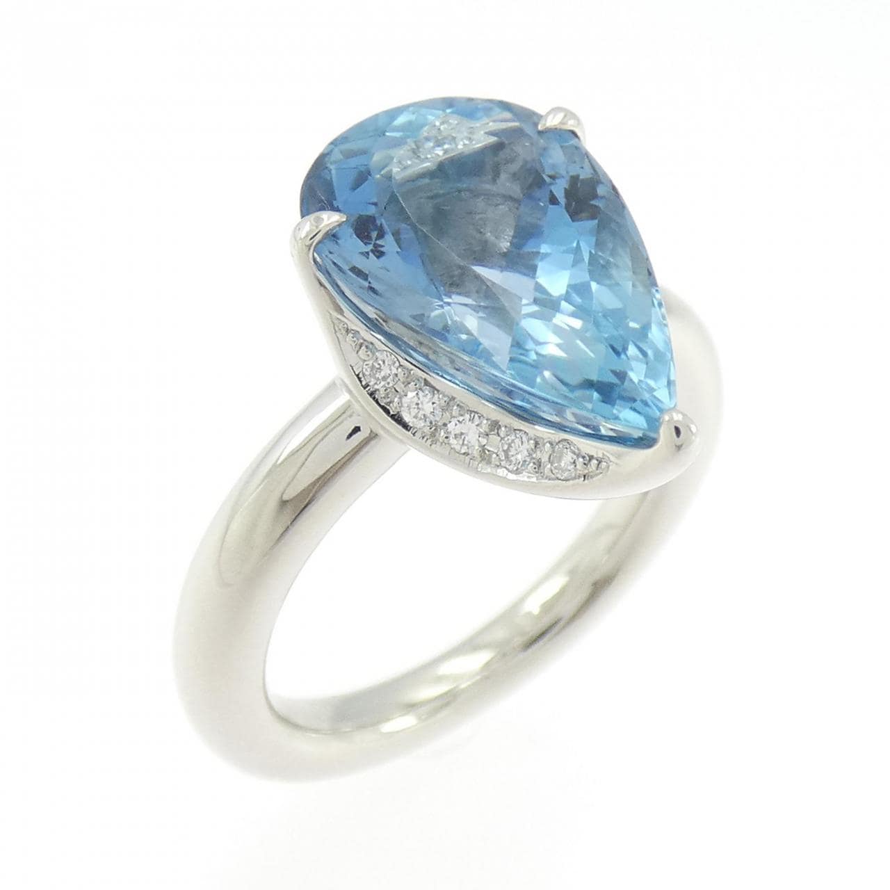 PT900 アクアマリン リング 4.53CT