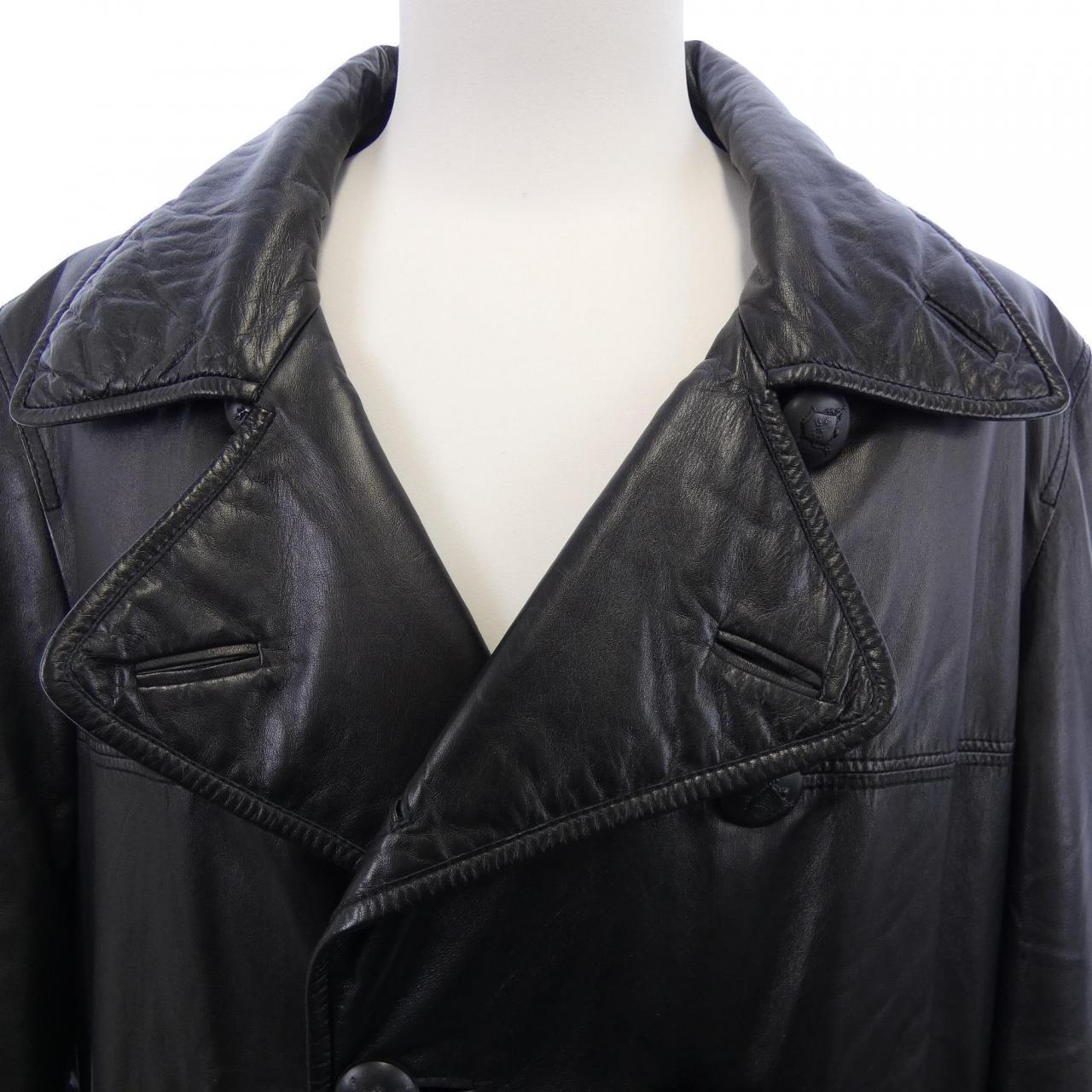 BOTTEGA VENETA VENETA Leather coat