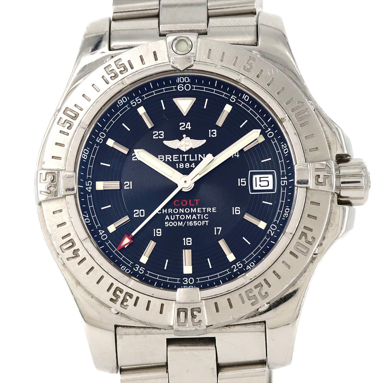 【無需維護 - 特價】BREITLING柯爾特自動 II A17380/A178B84PRS 不鏽鋼自動上弦