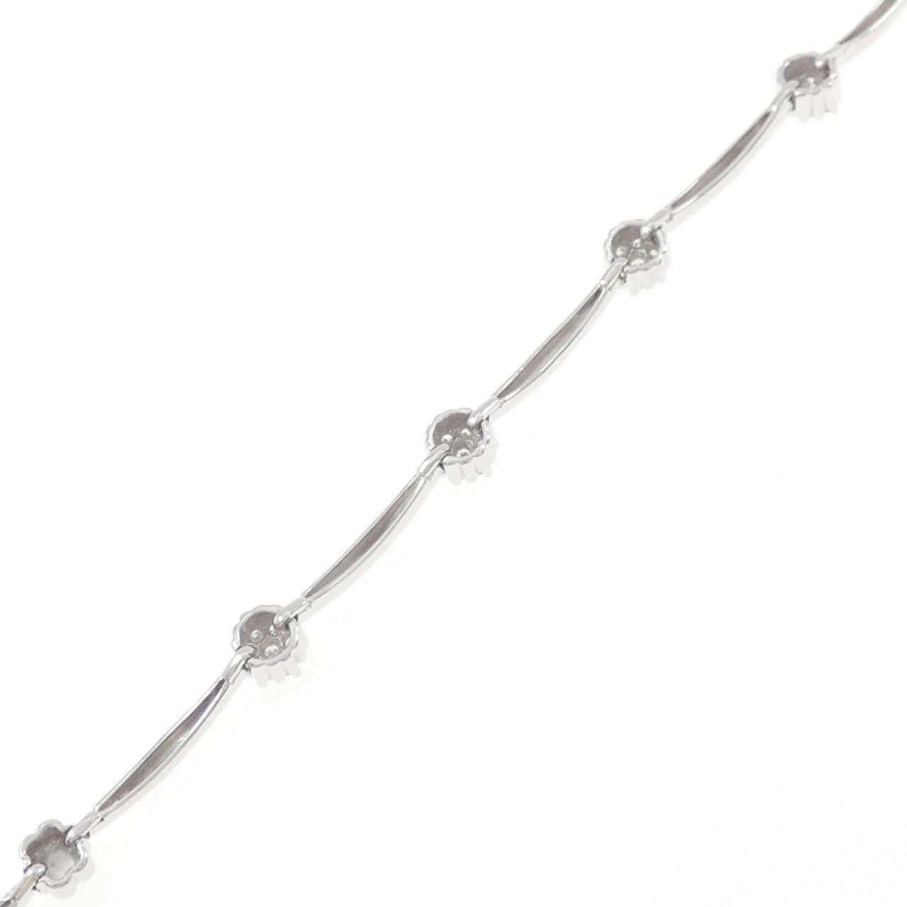 K14WG ダイヤモンド ブレスレット 0.24CT