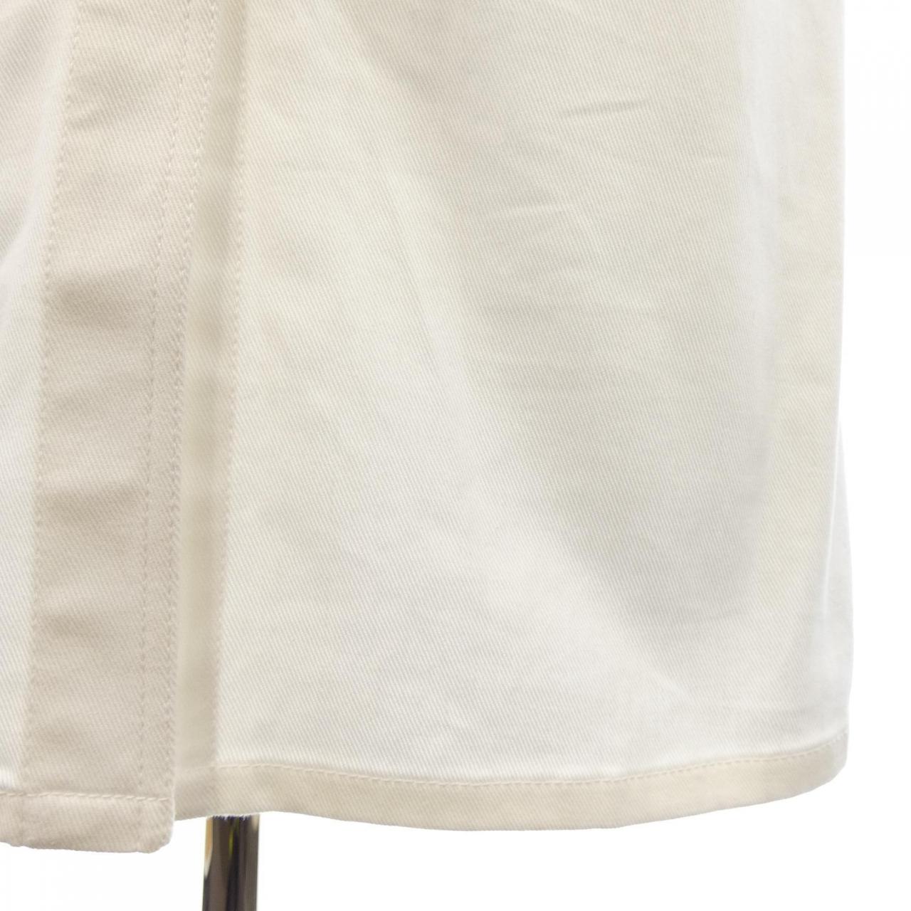 ルイヴィトン LOUIS VUITTON コットンギャバジンボタンダウンミディスカート FNSK27HAJ スカート