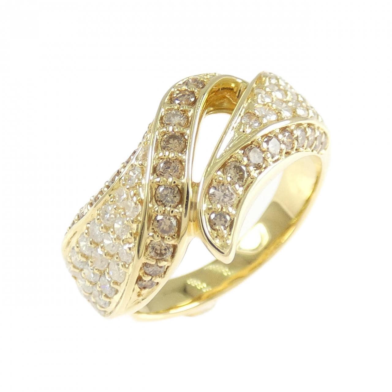 K18YG ダイヤモンド リング 11.00CT