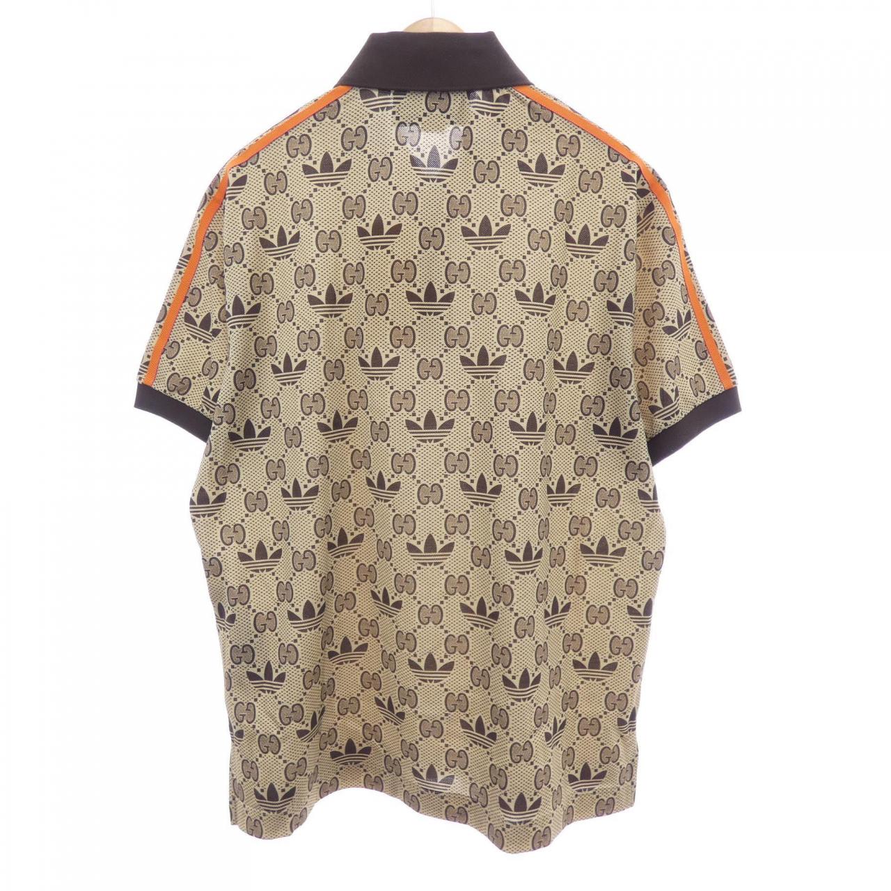 グッチ GUCCI 700497 XJE1M ADIDAS ポロシャツ